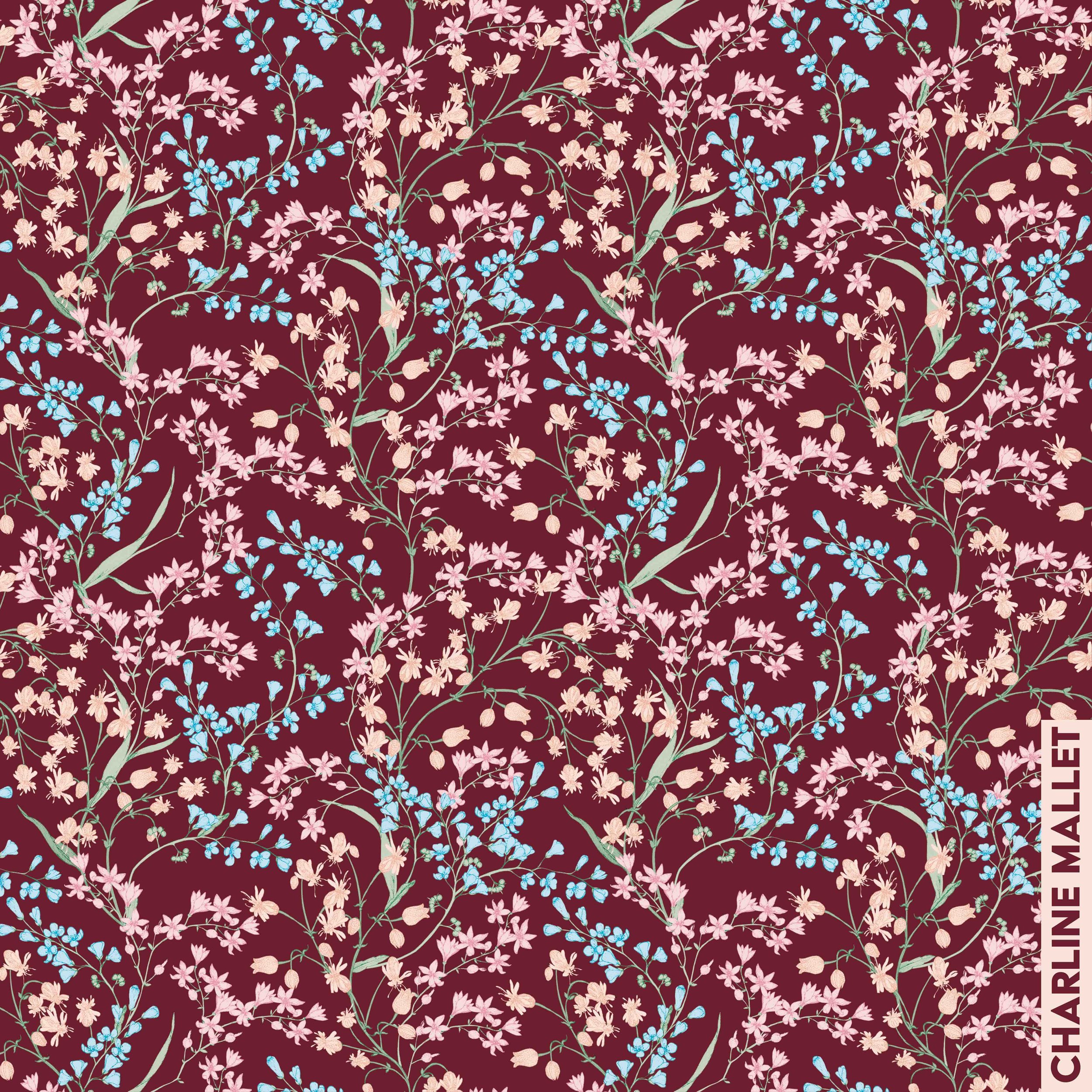 Bouquet arabesque - Bordeaux