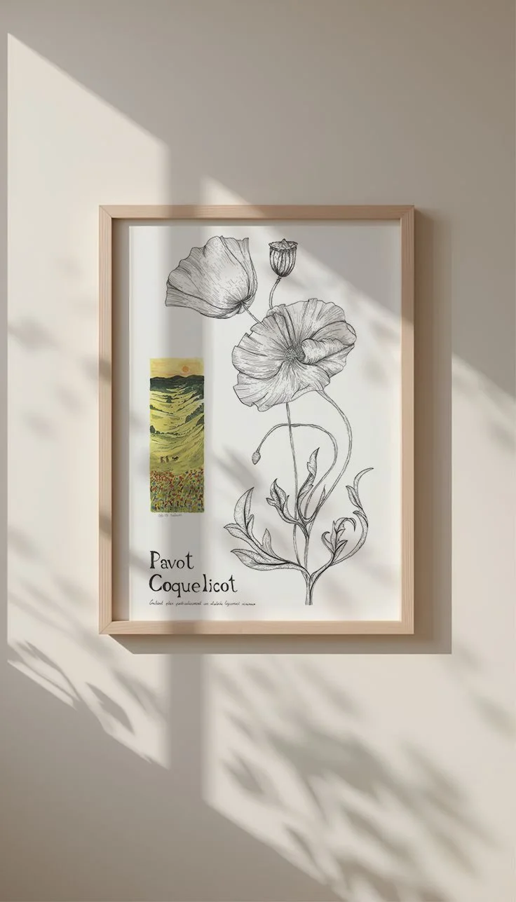 Héritage floral - Coquelicot