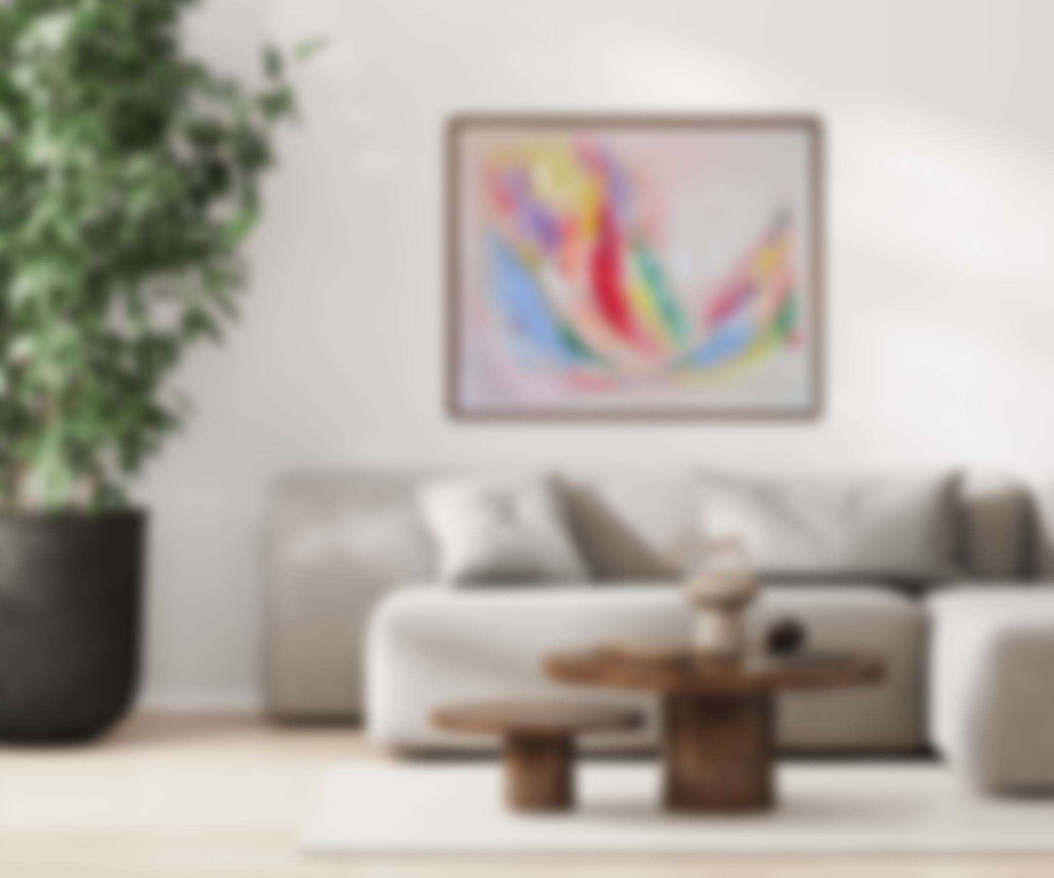 VERKAUFT | "Weite beginnt im Inneren" | 100 x 80 cm | Mixed Media