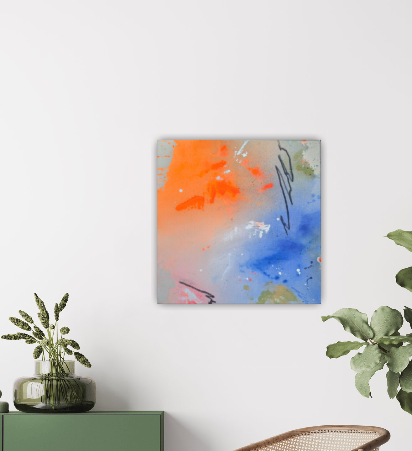 "Flow No. 2" | 50 x 50 cm | Mixed Media