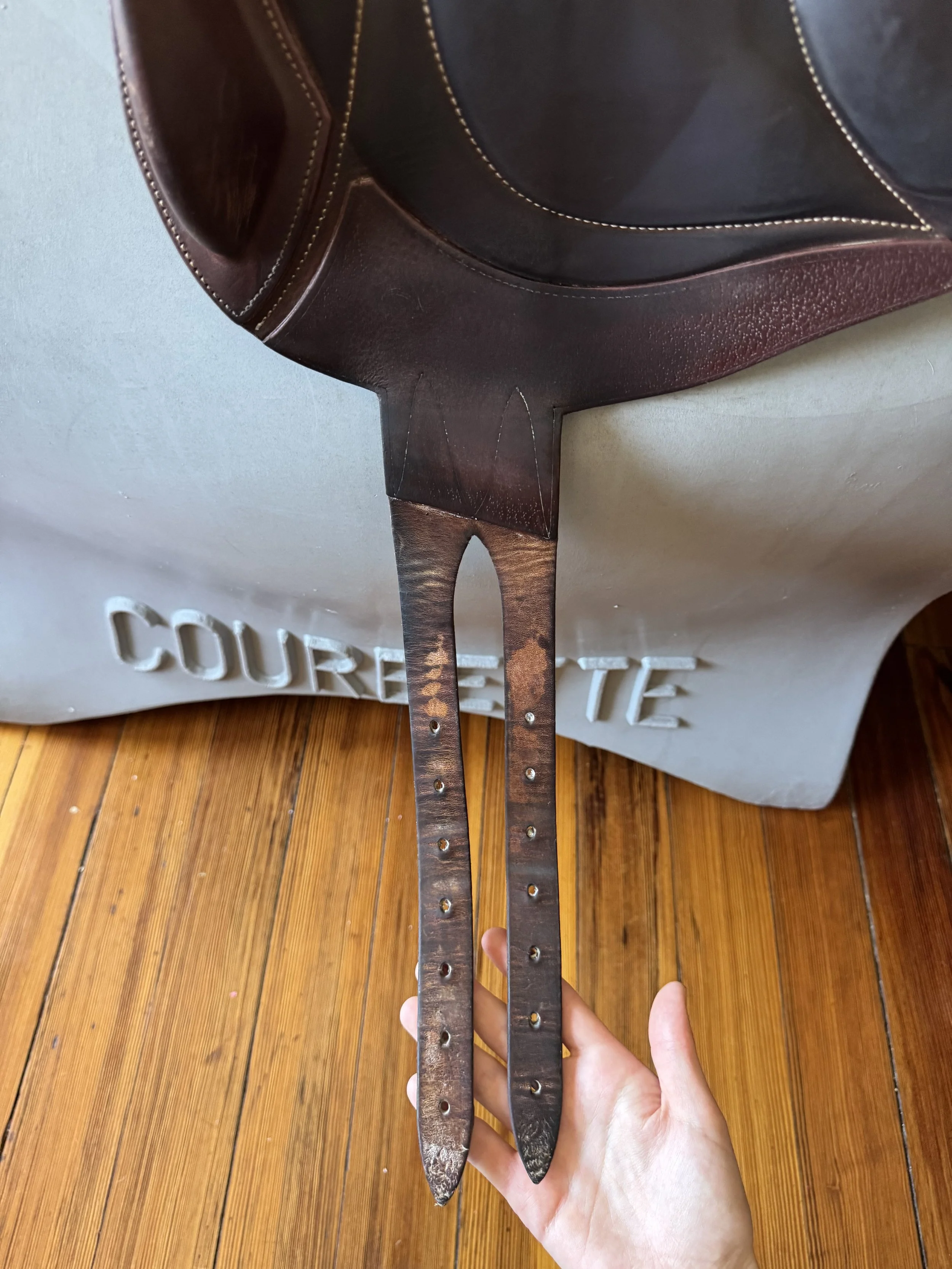 17.5" Devoucoux Chiberta Lab Saddle - 2020 - 3AR - Billets 3