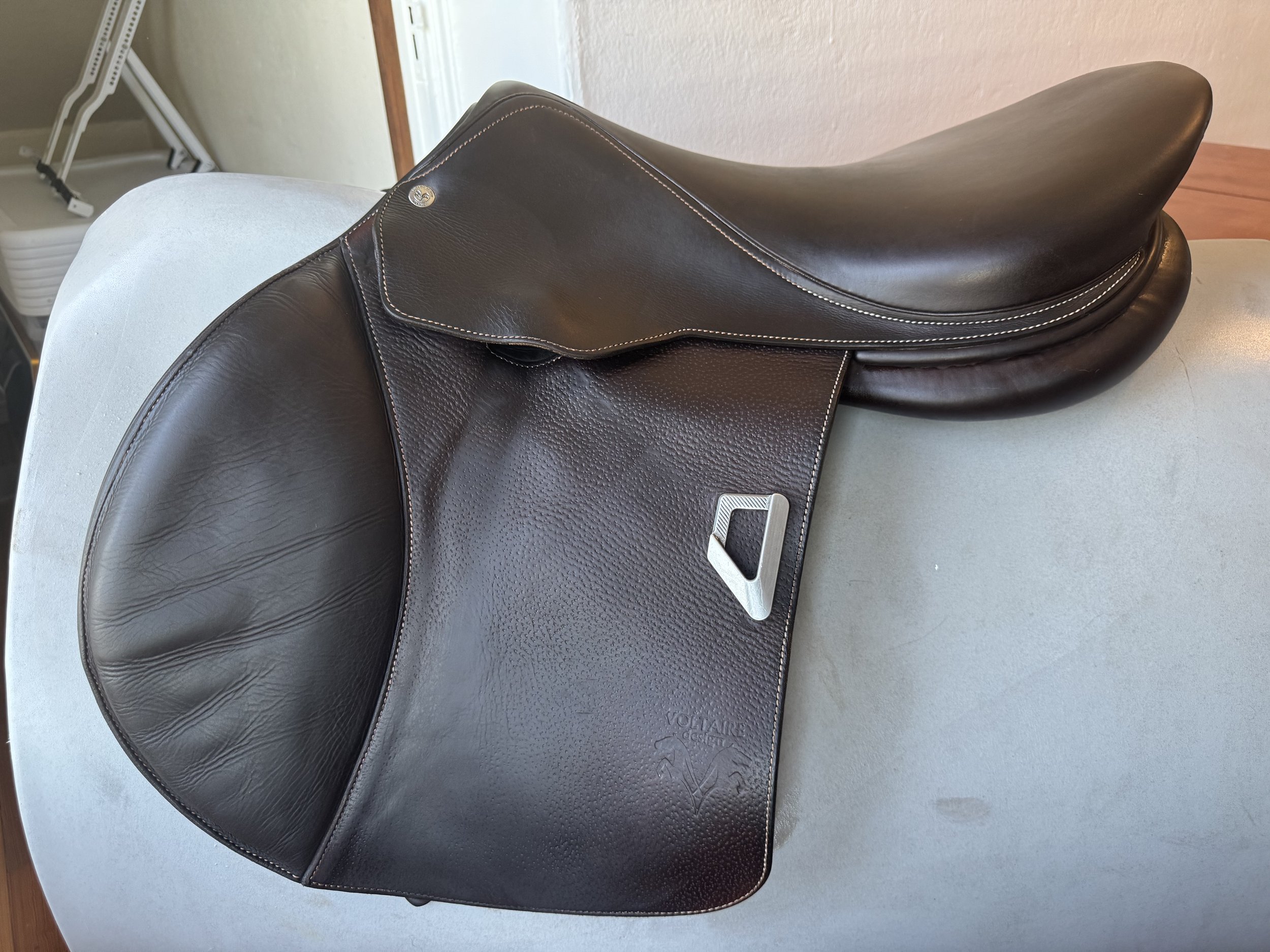 Voltaire Blue Infinite Saddle