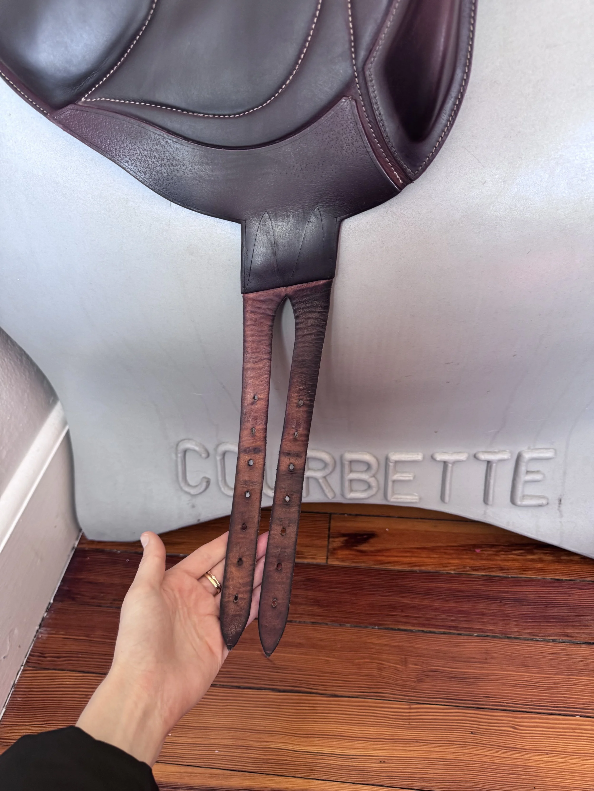 18" Devoucoux Chiberta Lab Monoflap Saddle - 2022 - 3AAR - Full Buffalo - Billets