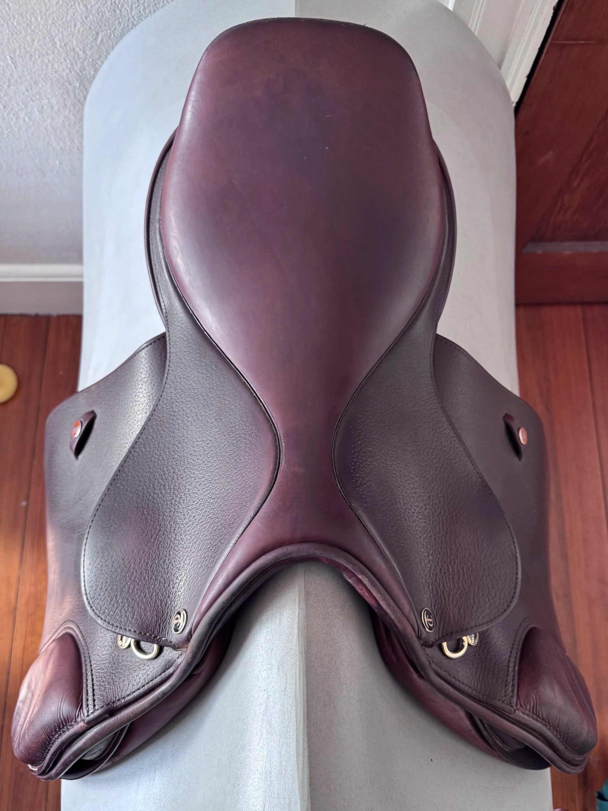 17.5" Tad Coffin A5G2 SmartRide / Smart Ride Performance Saddle - Grain / Calf - Seat 3