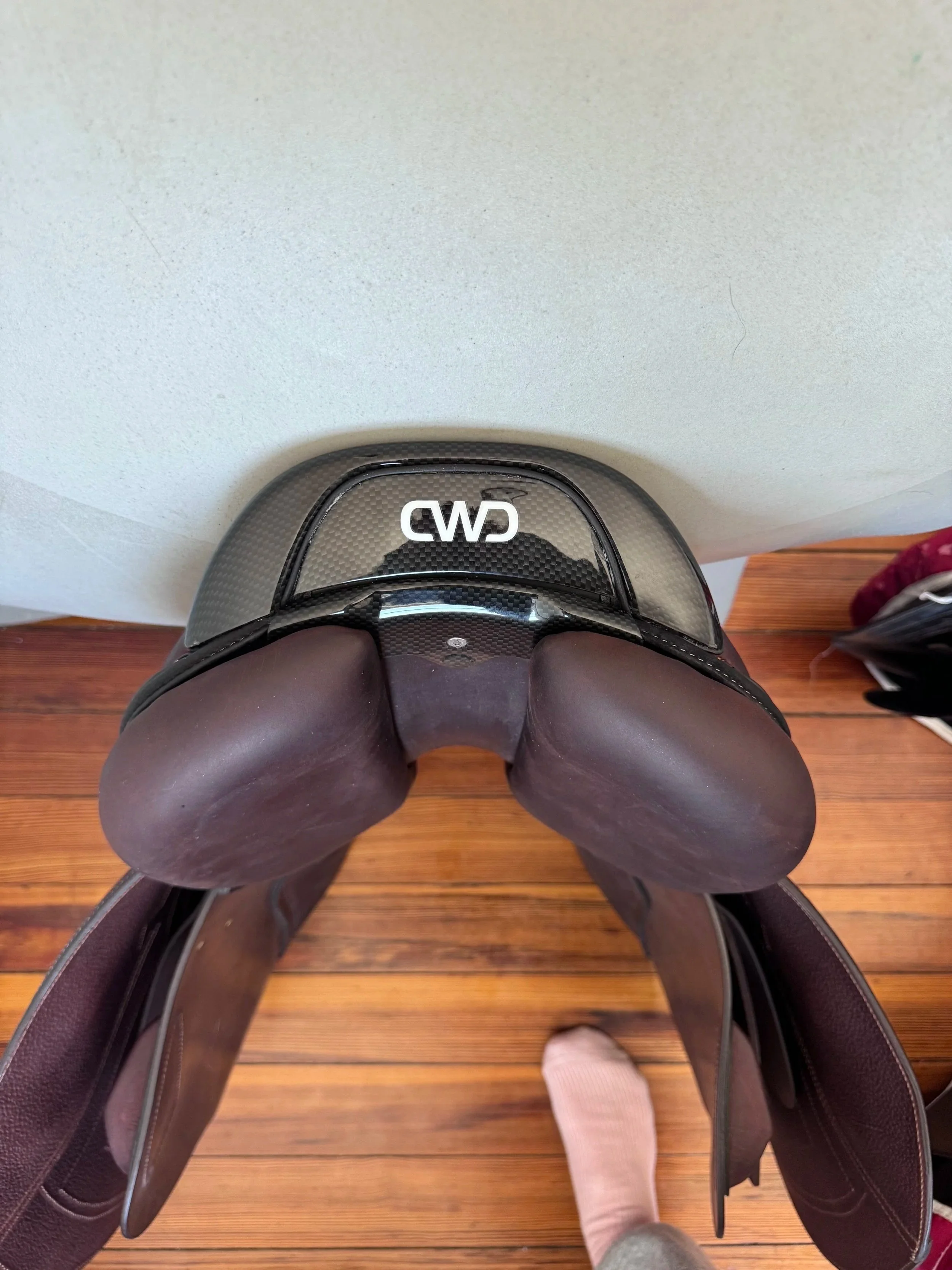 NEW 17.5" CWD SE40 2Gs Saddle - 2024 - 3C - Grained Buffalo - Never Ridden In! - Cantle