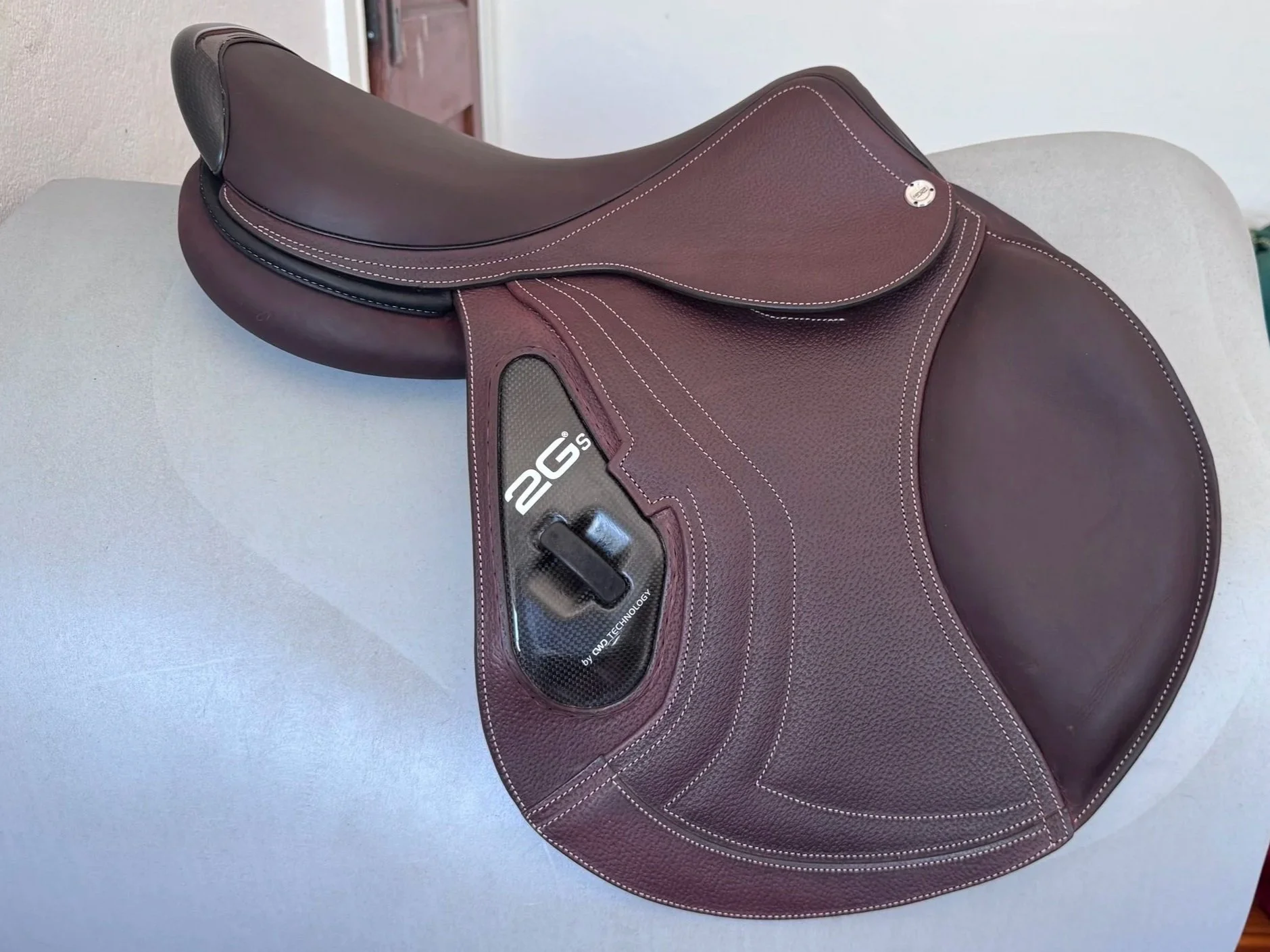 NEW 17.5" CWD SE40 2Gs Saddle - 2024 - 3C - Grained Buffalo - Never Ridden In! - Right View 2