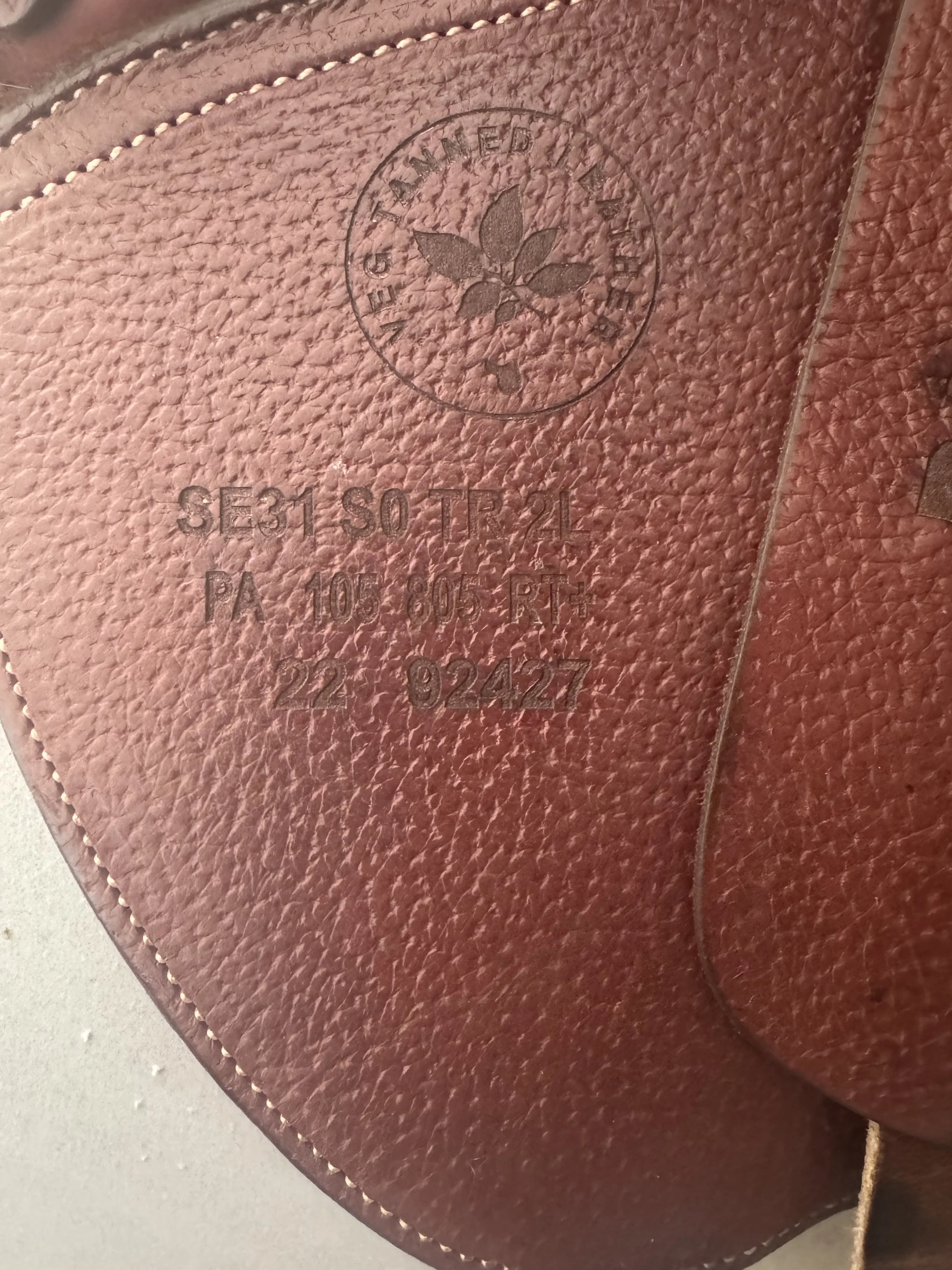 16.5" CWD SE31 Mademoiselle 2Gs Saddle - 2022 - 2L - Full Buffalo - Serial Stamp