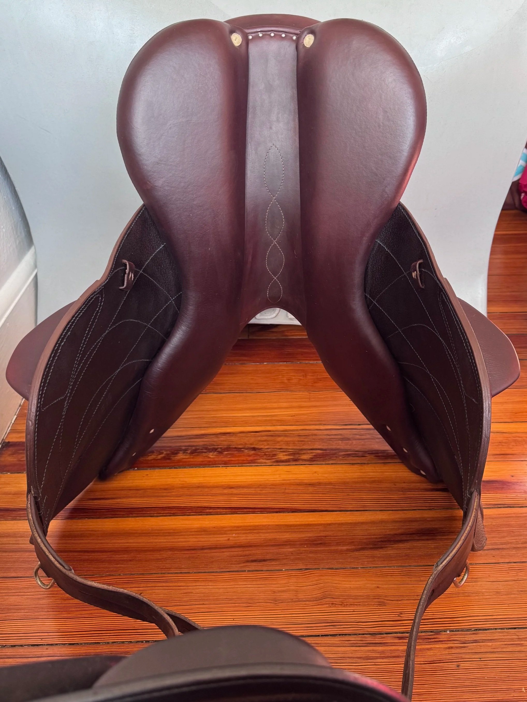17" Antares Connexion Monoflap Saddle - 2019 - 3A - Full Buffalo - WIDE - Tree 2