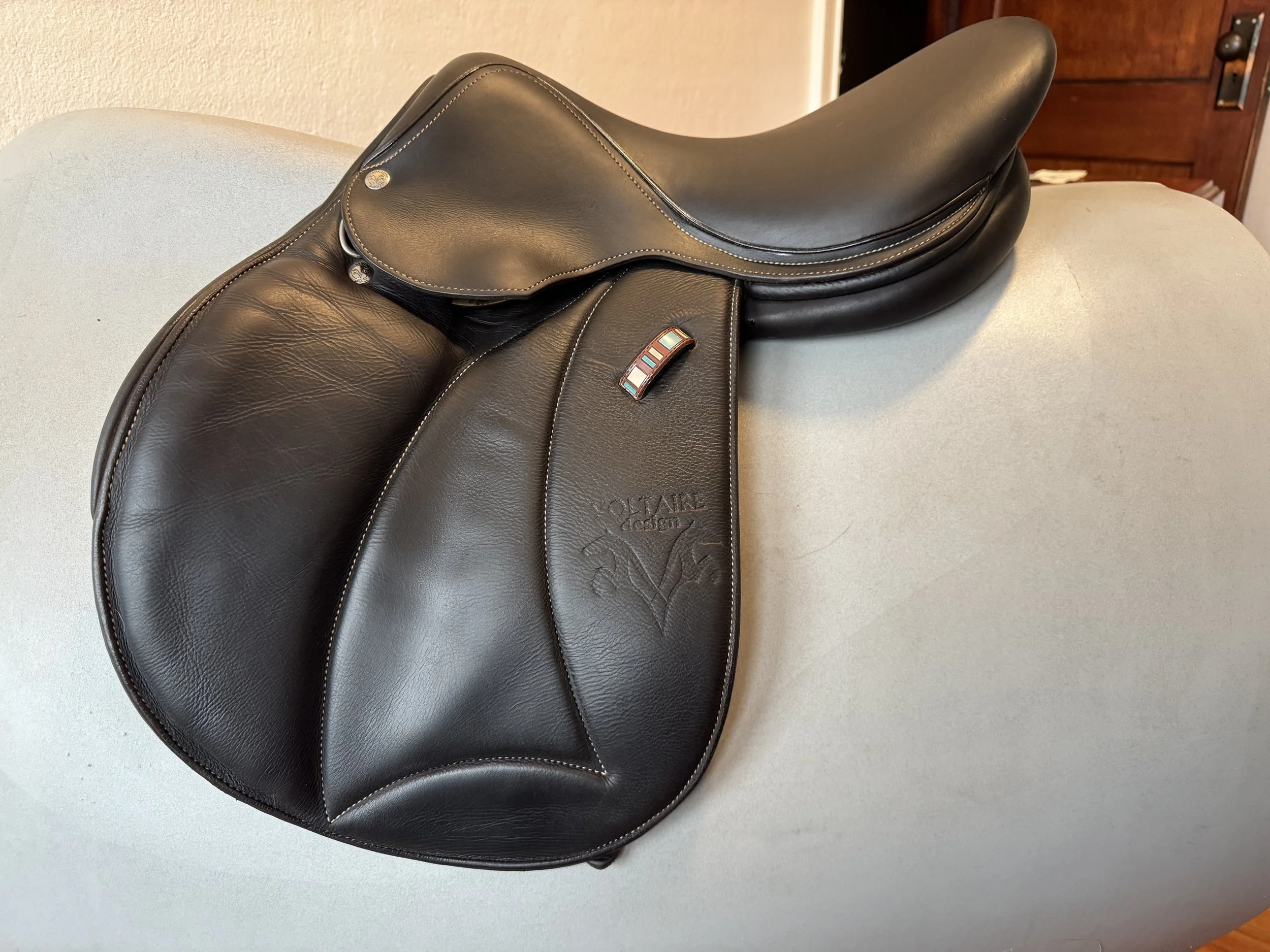 16" Voltaire Welli PRO Saddle - Child / Pony - 2021 - 1A - Full Buffalo - Left View 8