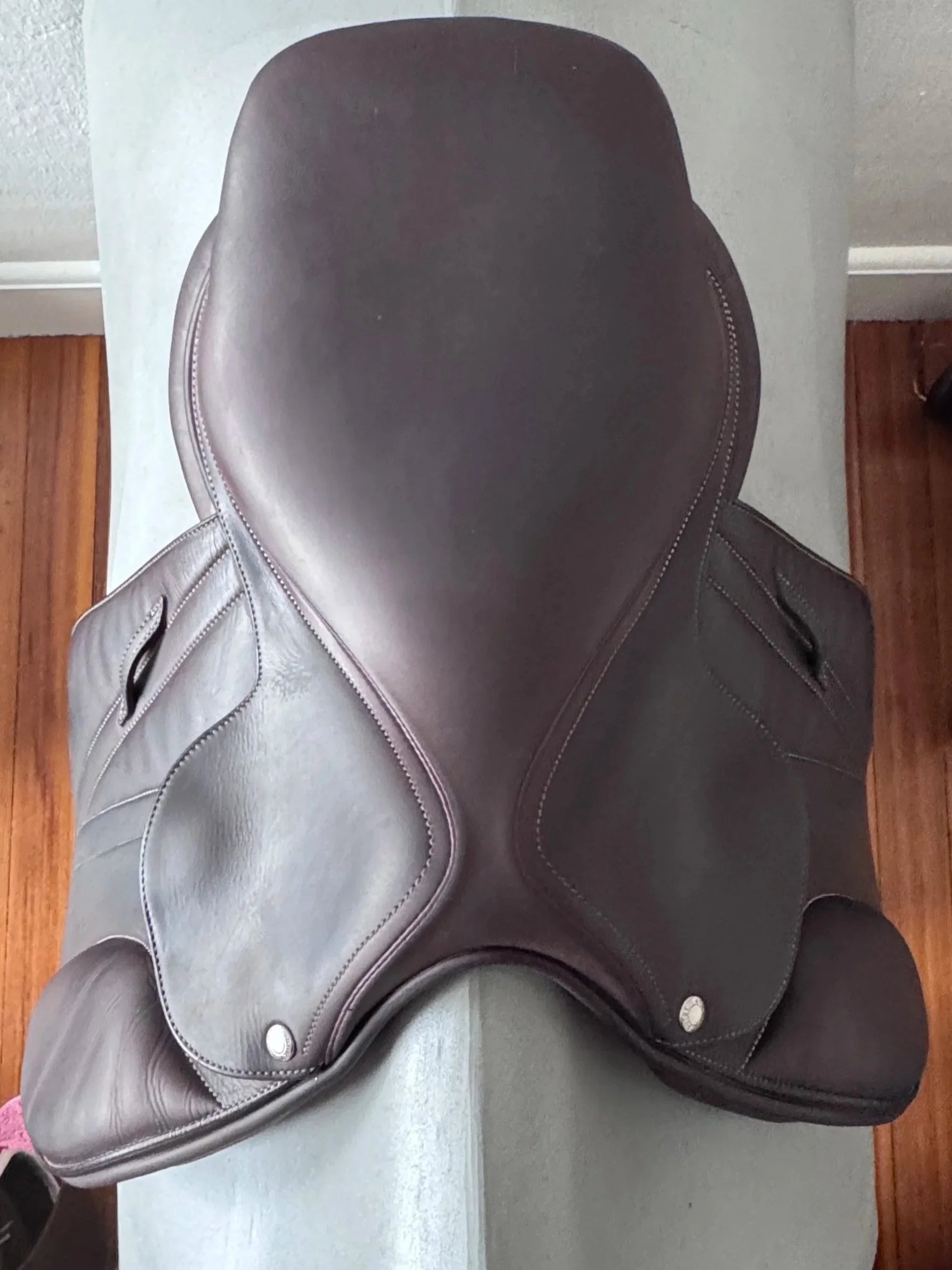 14" Baby Butet Premium Saddle - 2021 - Cachou / Calf - Integrated Panels - Seat 3