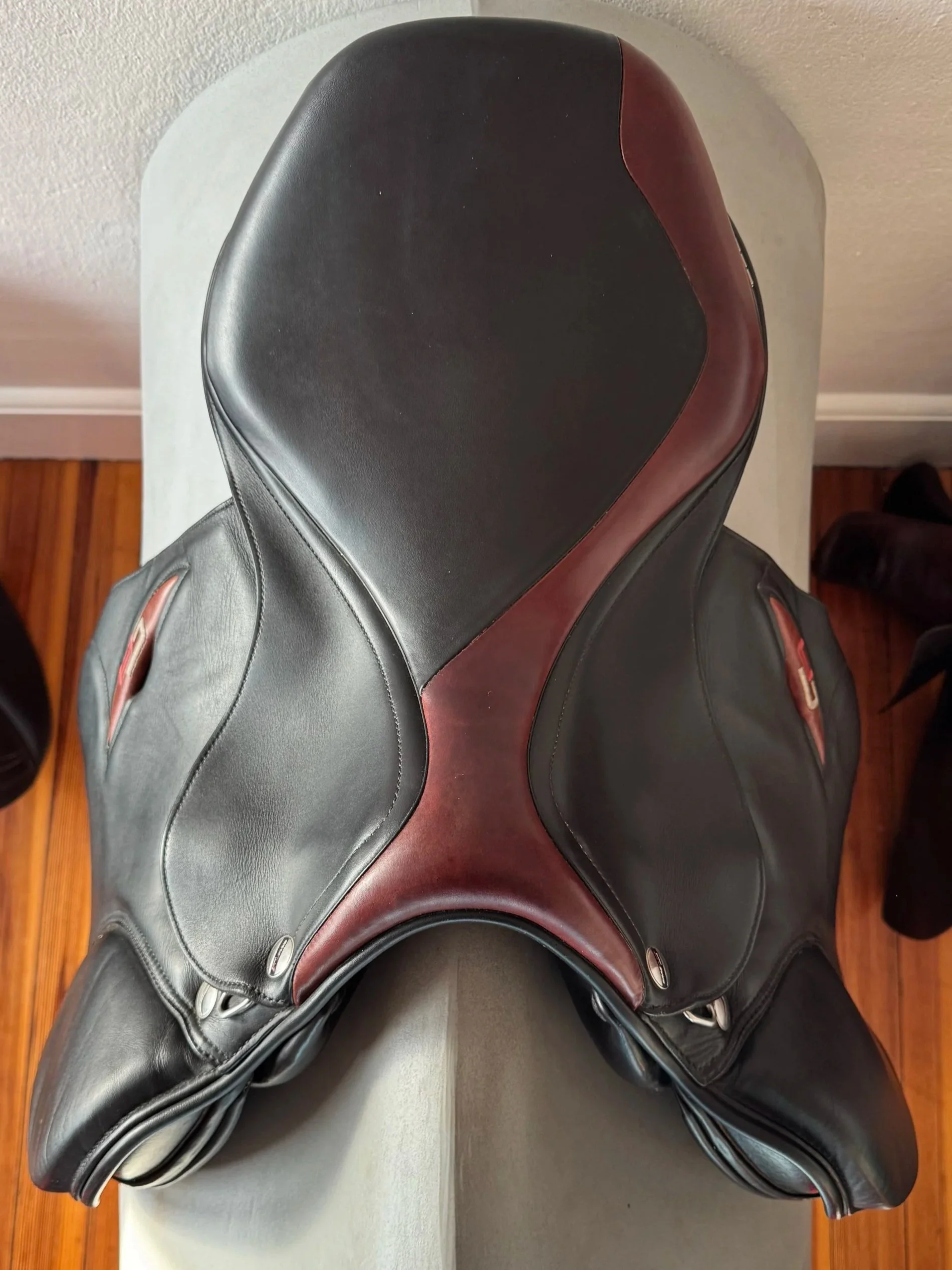 17.5" Erreplus CA Saddle - 2019 - Wool Flocked - Adjustable - Seat 3