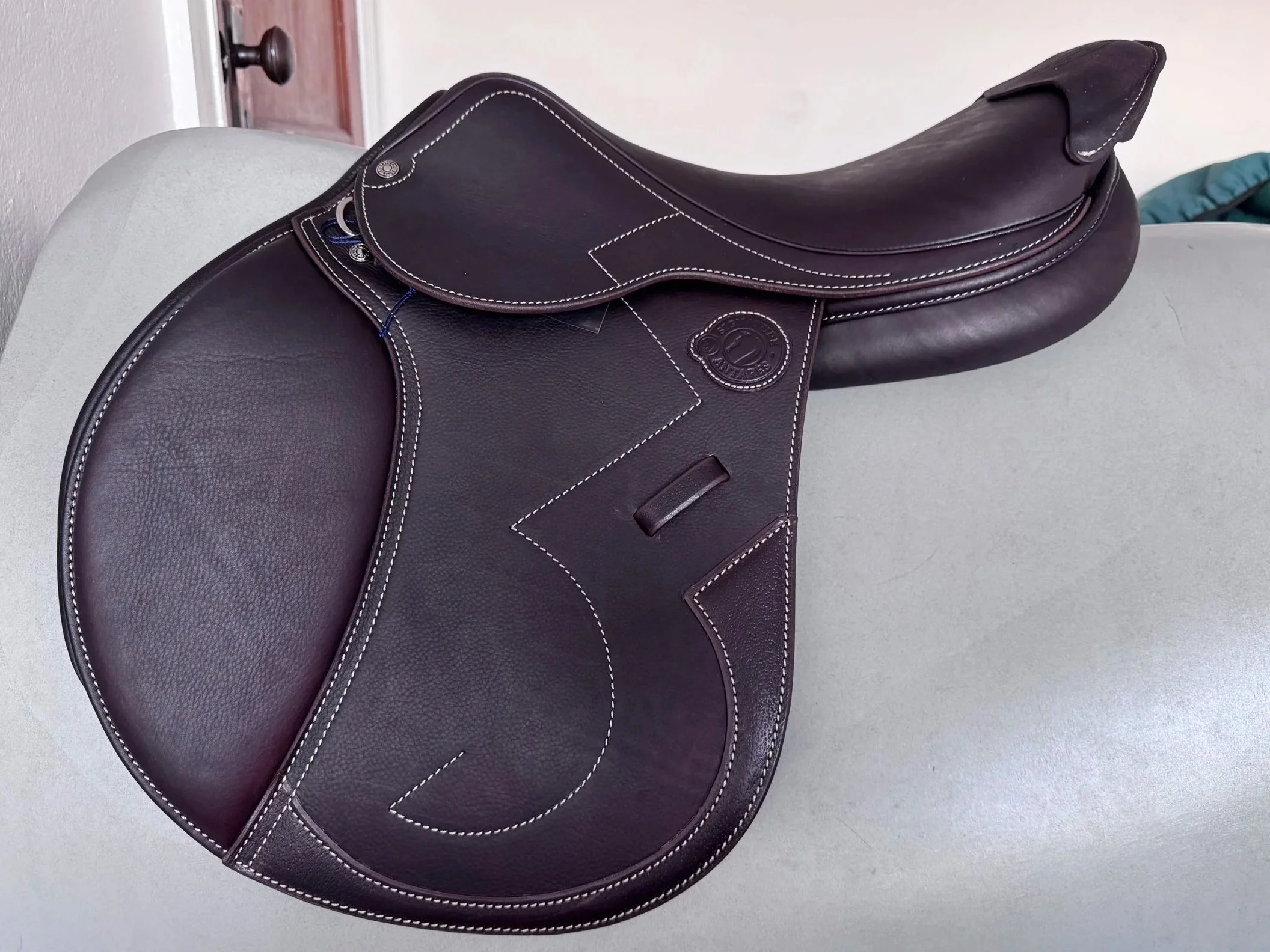 17.5" Antares Signature Saddle - 2025 - 3A - Full Calf - AN Tree - NEW - Left View 4
