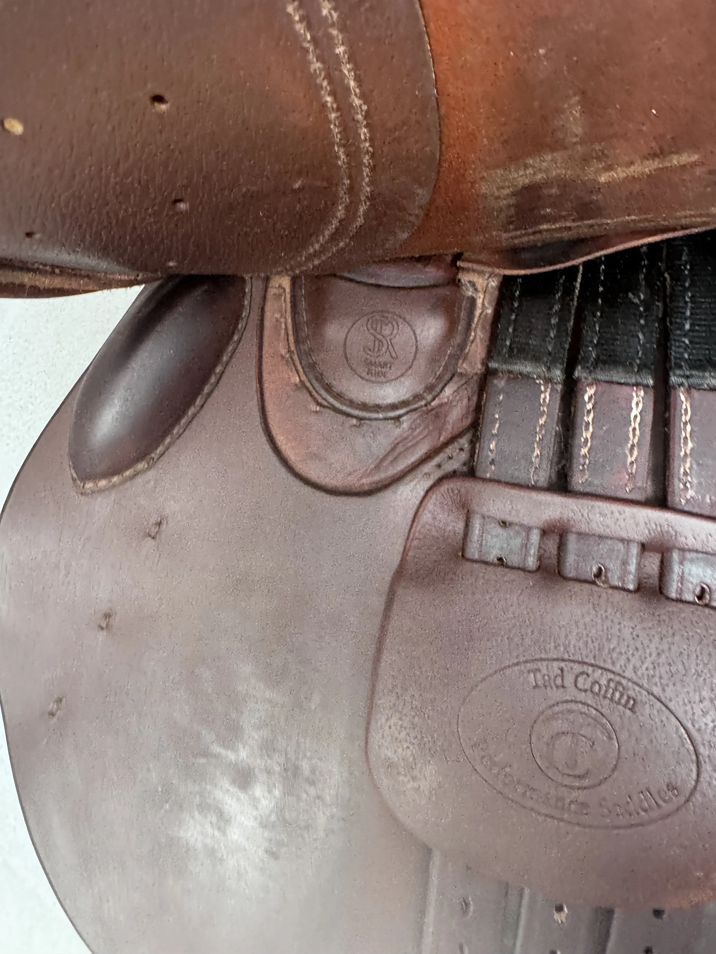 18.5" / 18" Tad Coffin TC2SR SmartRide Performance Saddle - 2020 - Left Underflap 2