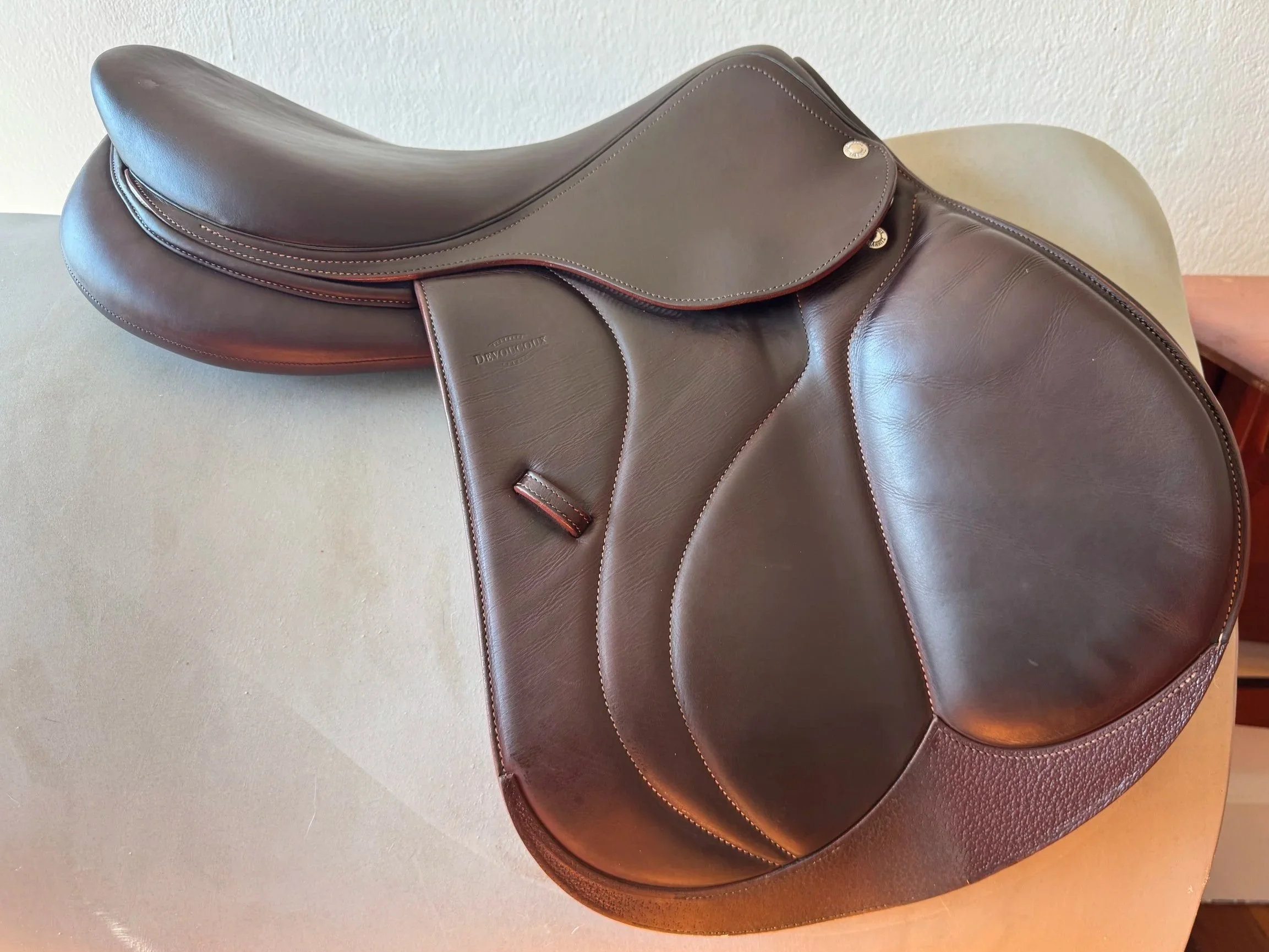 17.5" Devoucoux Biarritz O Saddle - 2024 - 3AA - Right View 3
