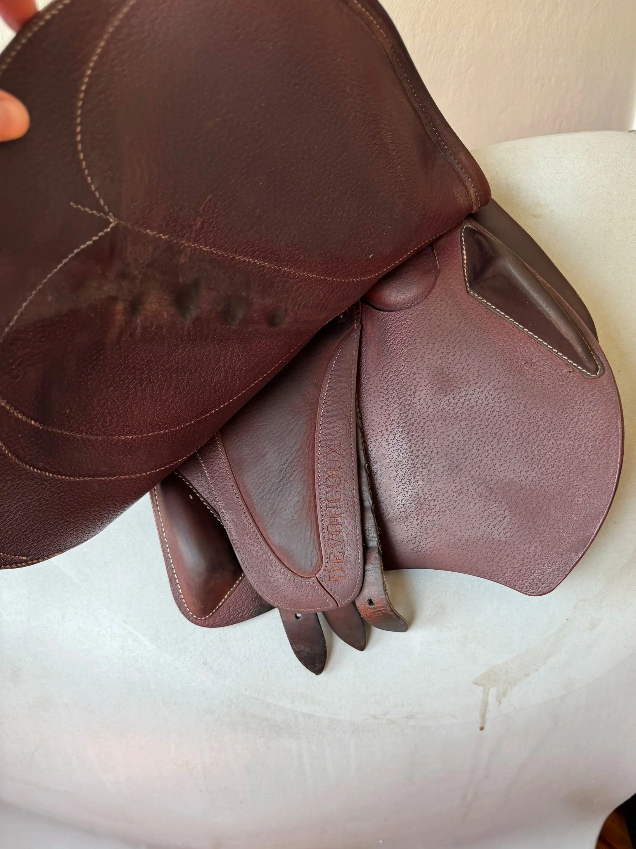 17.5" 2022 Devoucoux Chiberta Lab Saddle - Underflap Right