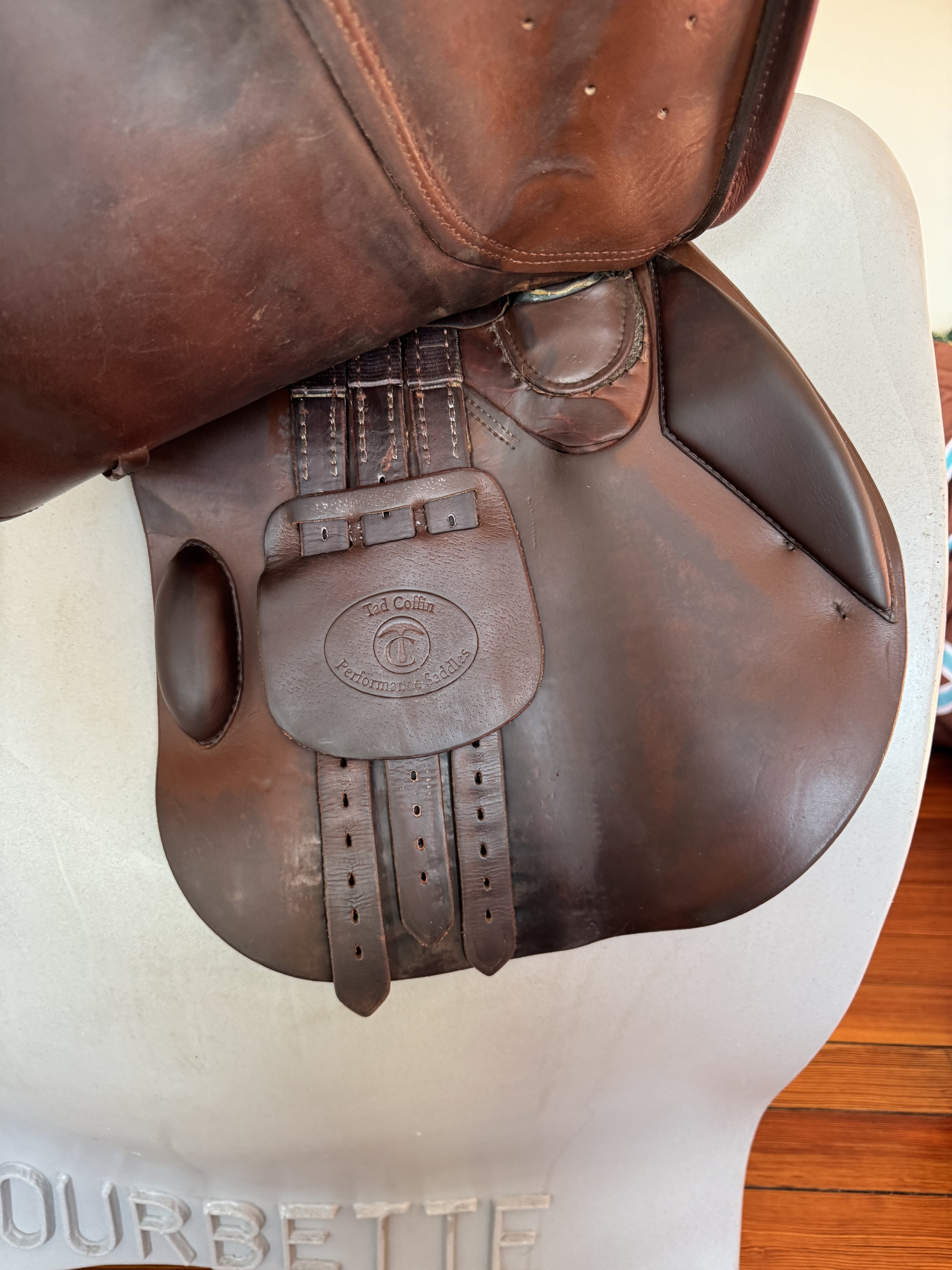 19.5/19" Tad Coffin TC2SR Smart Ride Performance Saddle - 2015/2023 - RARE - Right Underflap 1