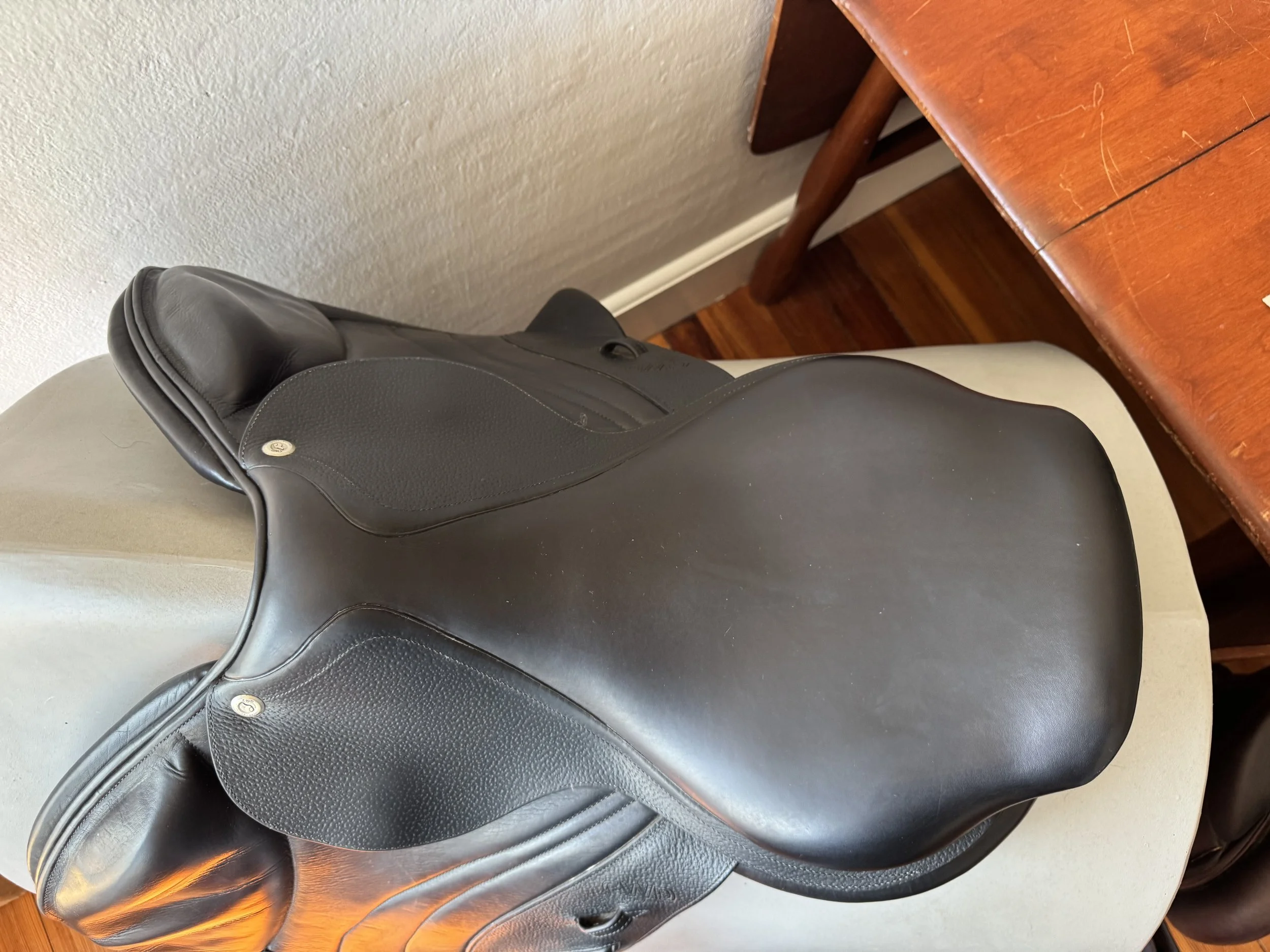 17.5" CWD SE09 Monoflap Saddle - Black - 2019 - 3AA - Full Buffalo - Seat 2