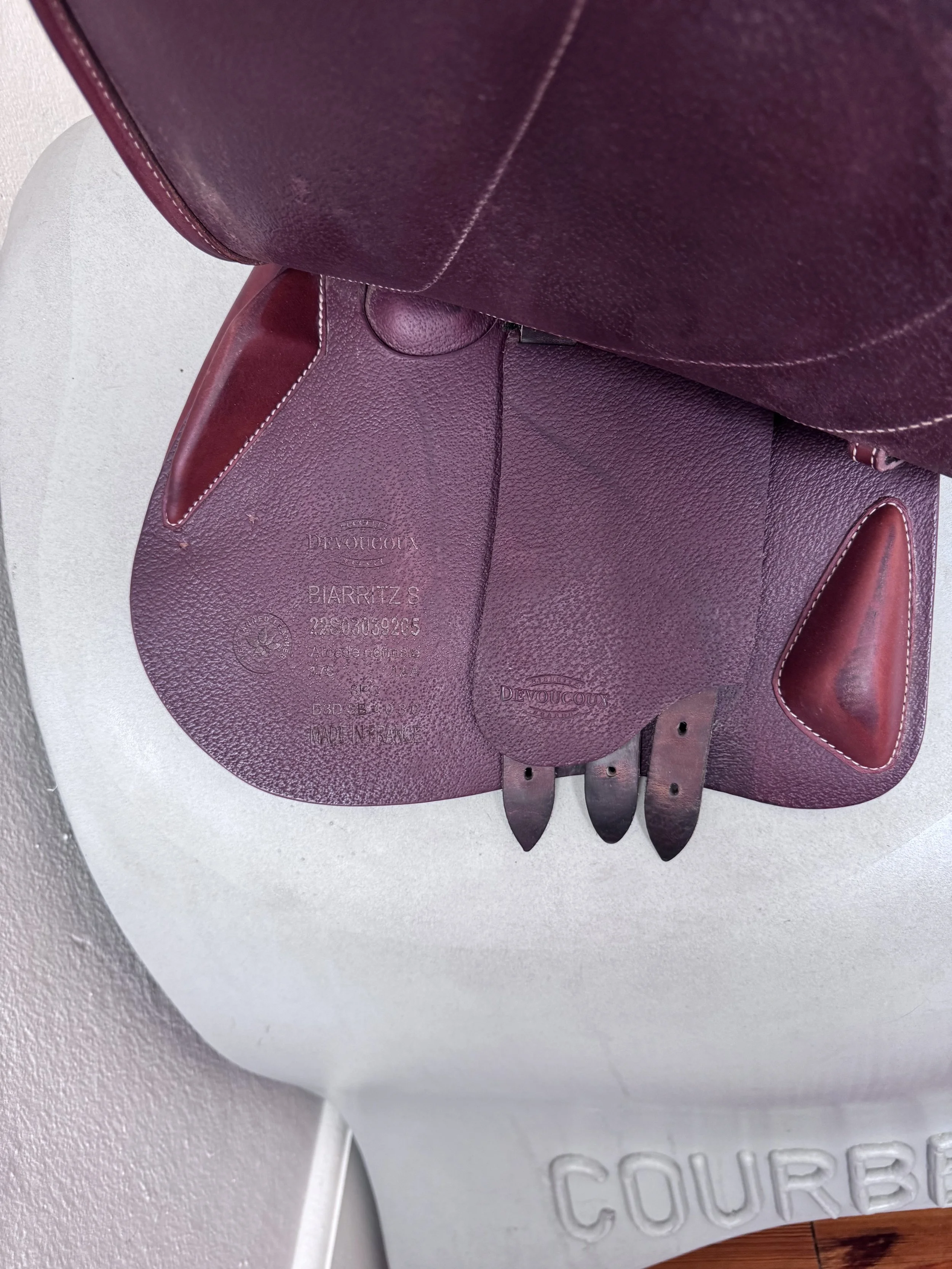 17.5" Devoucoux Biarritz S - 2022 - 1AA - Full Buffalo - Left Underflap