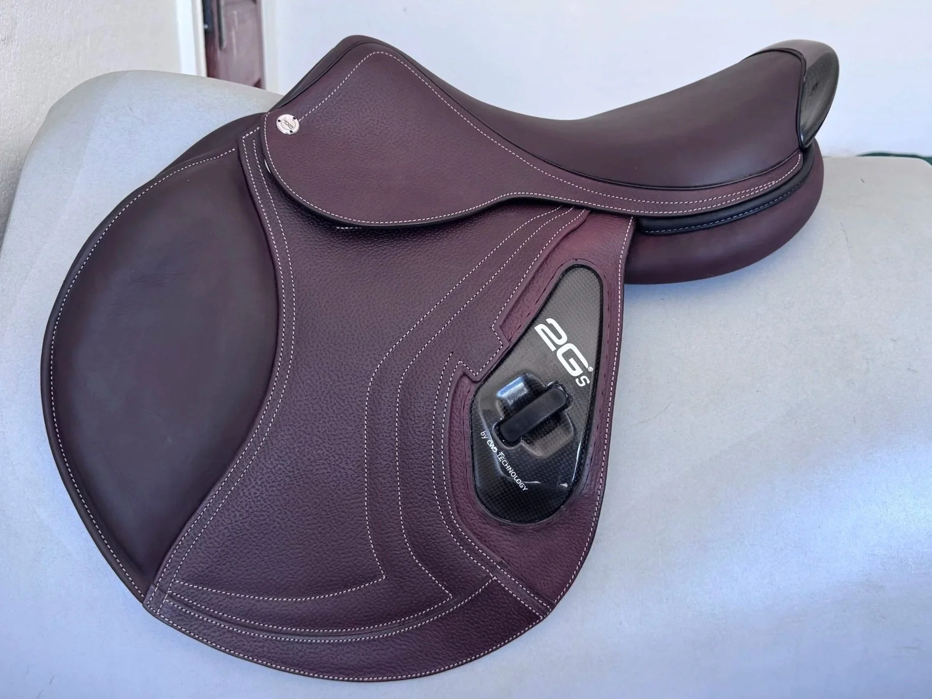 NEW 17.5" CWD SE40 2Gs Saddle - 2024 - 3C - Grained Buffalo - Never Ridden In! - Left View 1