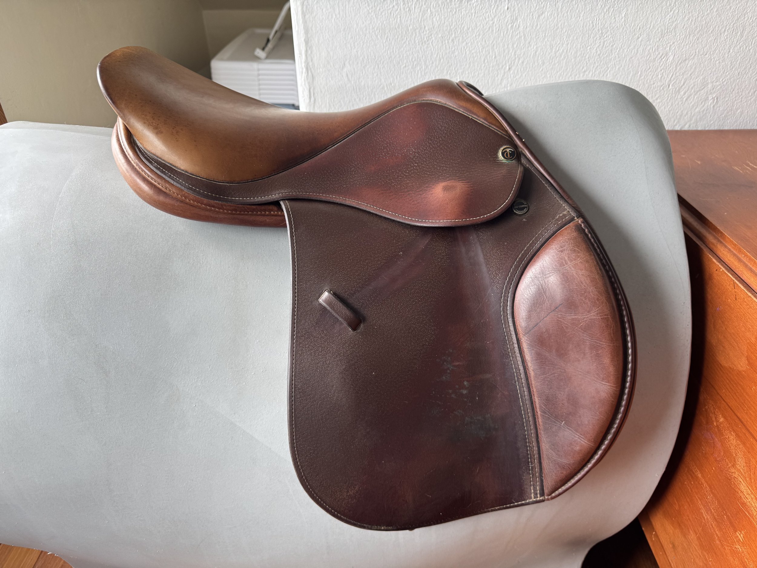 17" Tad Coffin A5G Saddle - Used Tad Coffin Saddle