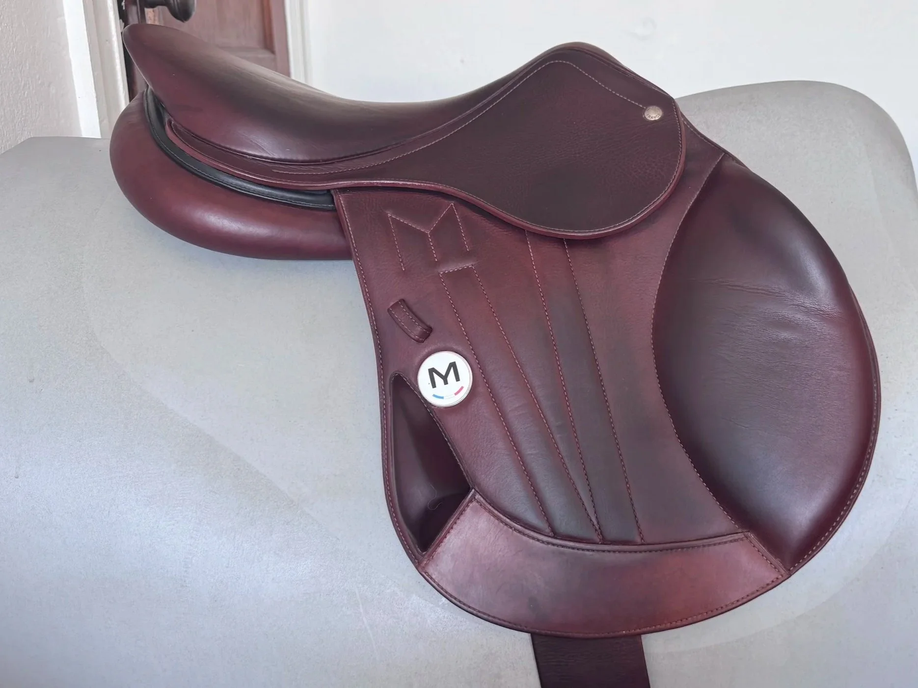 17" Meyer Cross Eventing Saddle - Monoflap XC - 2021 - MINT - Right View 7