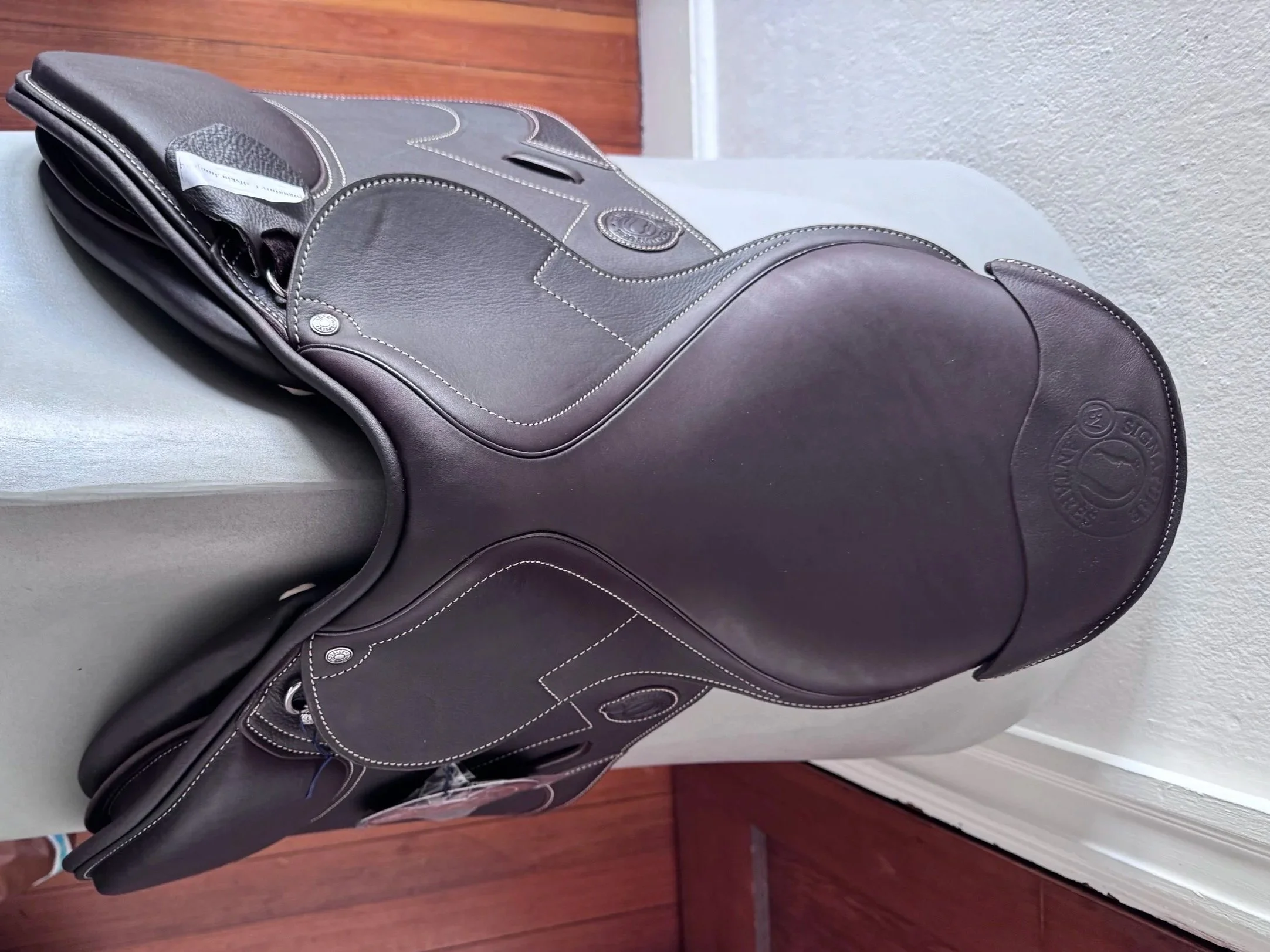 17.5" Antares Signature Saddle - 2025 - 3A - Full Calf - AN Tree - NEW - Seat 4