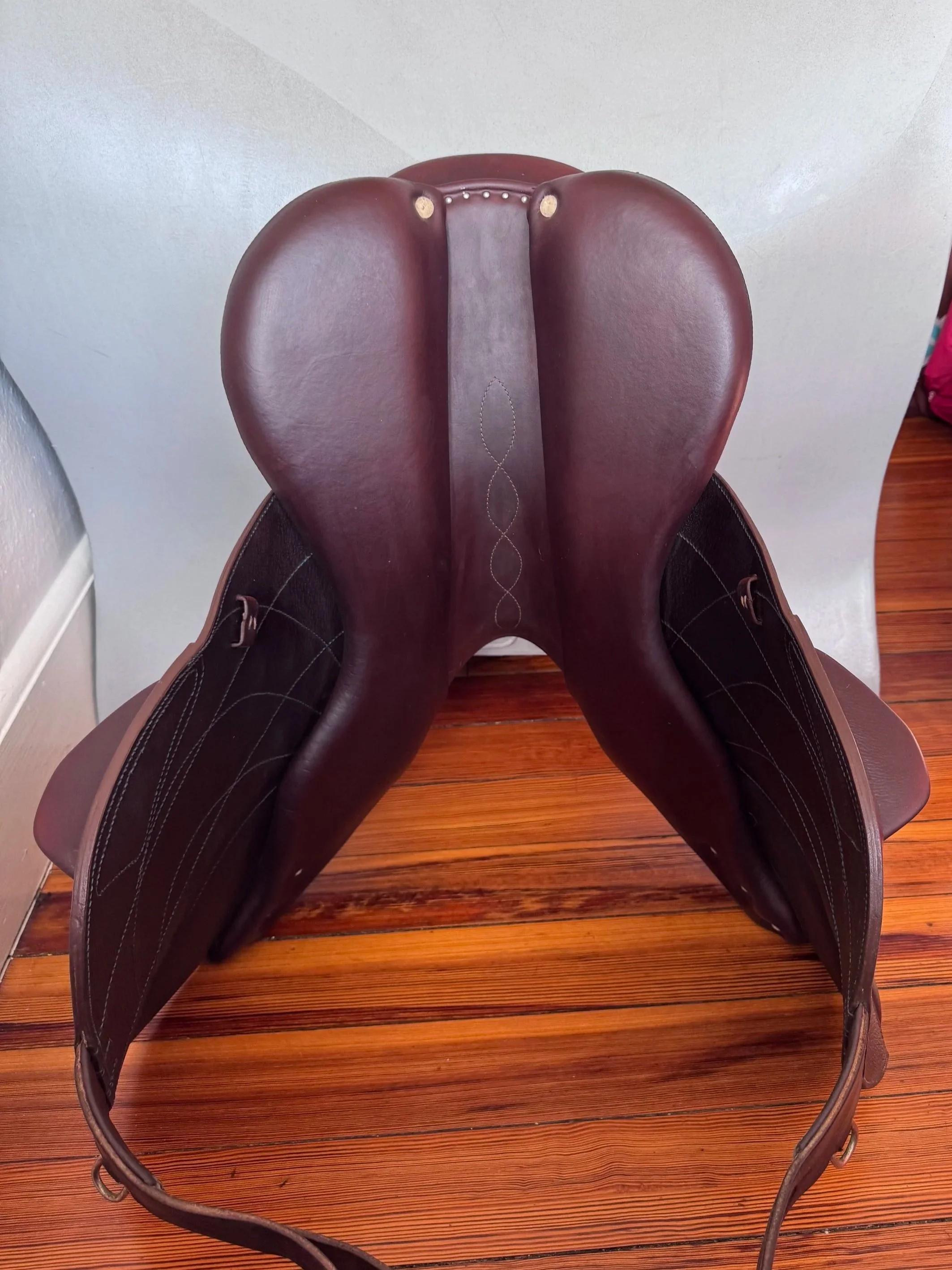 17" Antares Connexion Monoflap Saddle - 2019 - 3A - Full Buffalo - WIDE - Tree 1