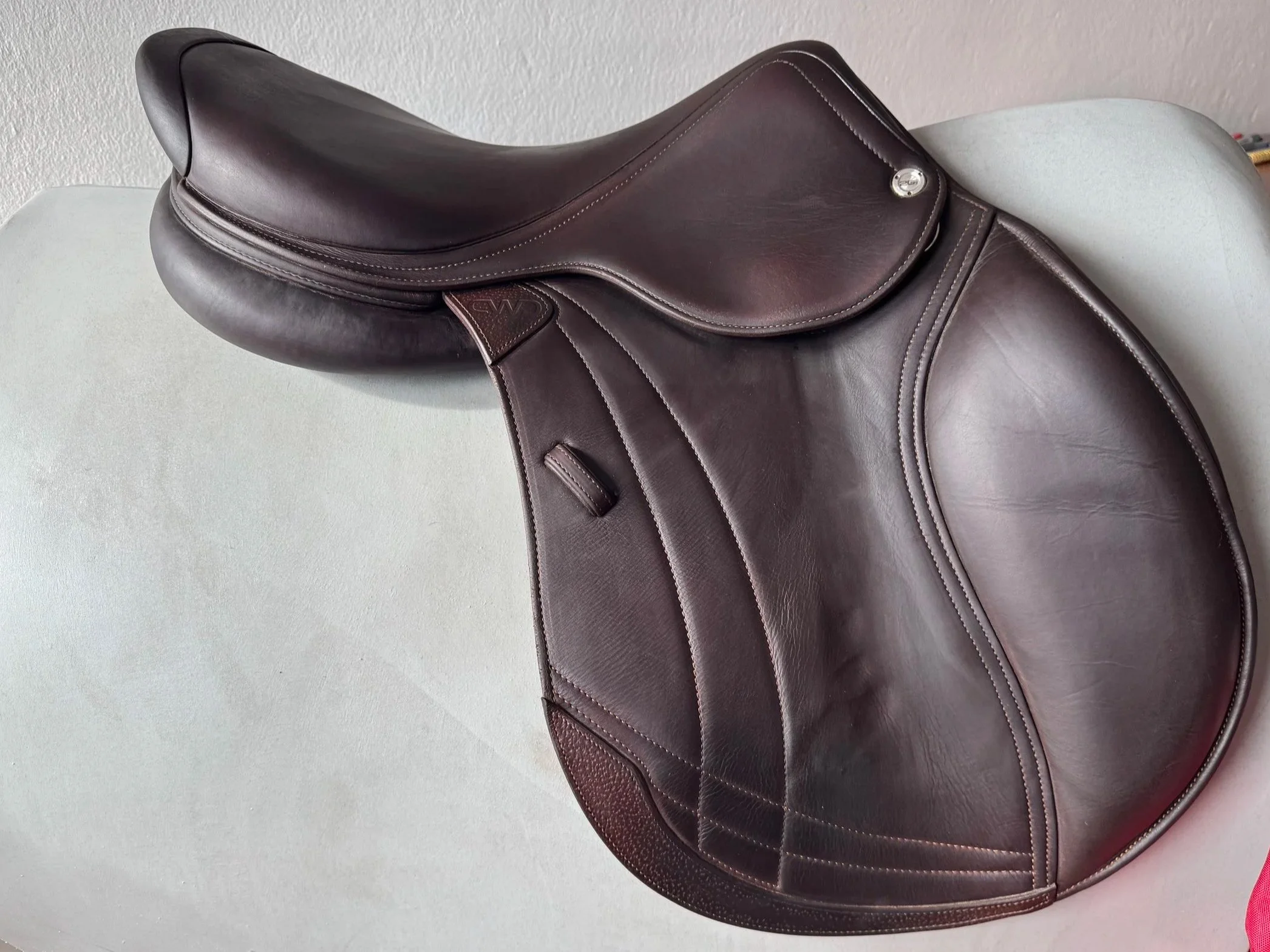 17.5" CWD SE38 Hunter Mademoiselle 2Gs Saddle - 4CH - 2021 - Full Buffalo - Right View 3