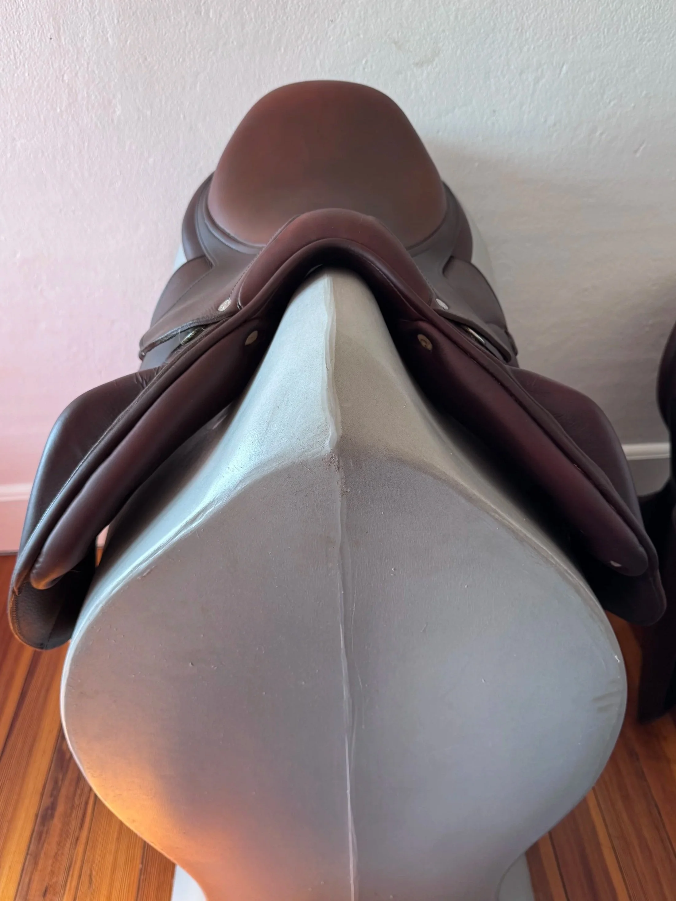 17" Antares Connexion Monoflap Saddle - 2019 - 3A - Full Buffalo - WIDE - Front Panels 1