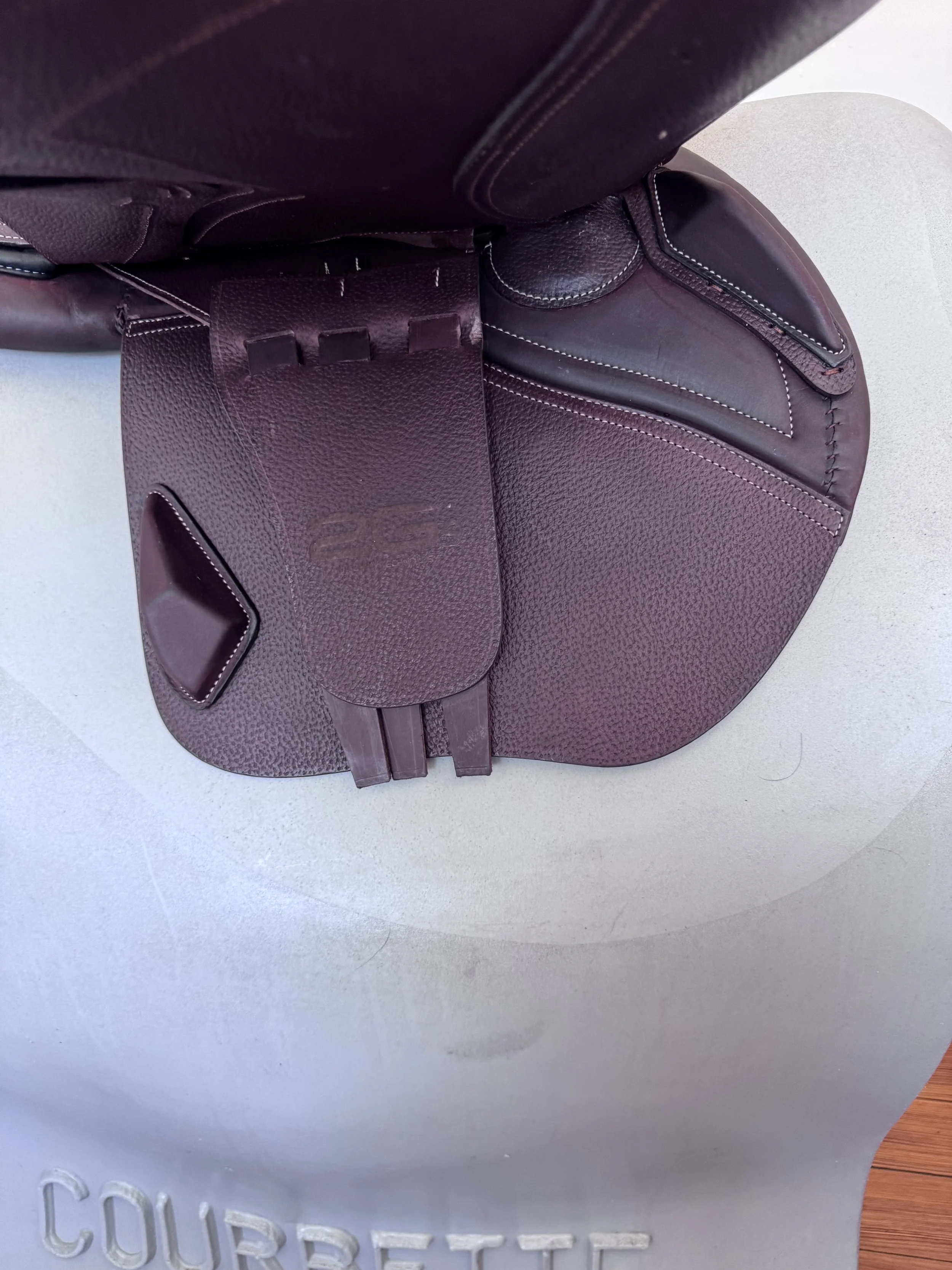 NEW 17.5" CWD SE40 2Gs Saddle - 2024 - 3C - Grained Buffalo - Never Ridden In! - Right Underflap