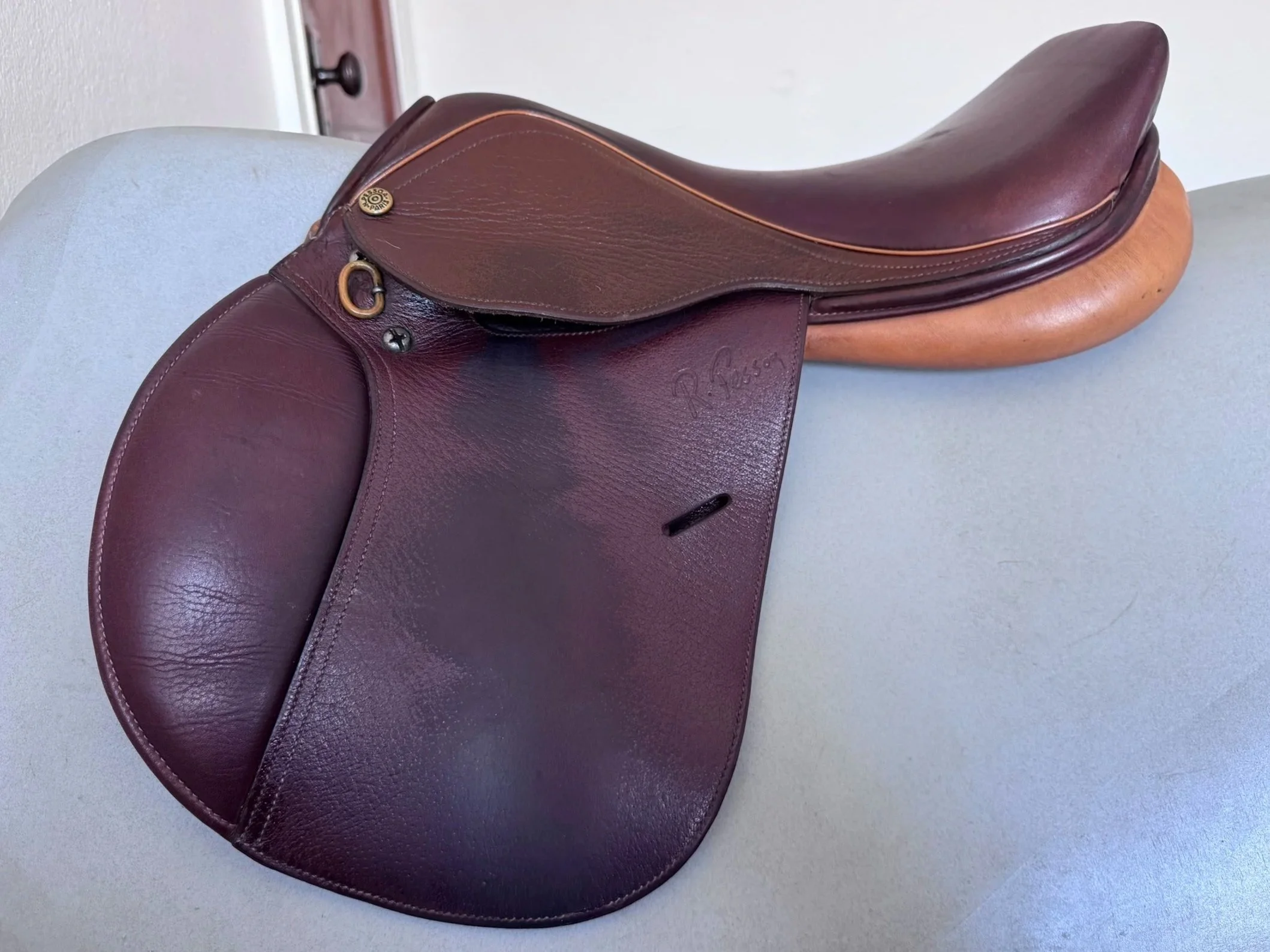 14" Pessoa Rodrigo Pony XCH Saddle - Exchangable Gullet - Left View 1