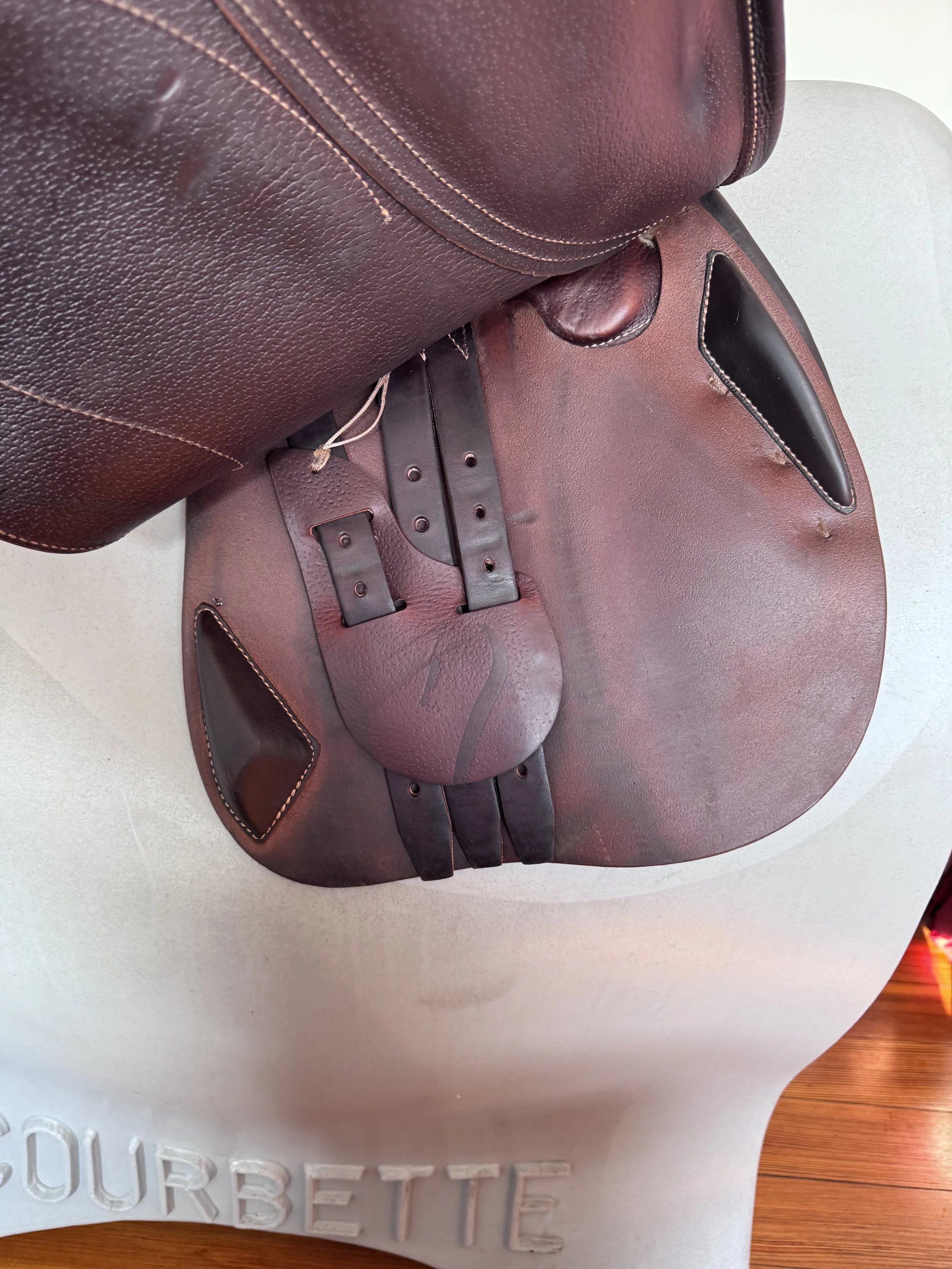 17" Antares Evolution Saddle - 2022 - 3NB - Full Buffalo - A01 WIDE - Right Underflap