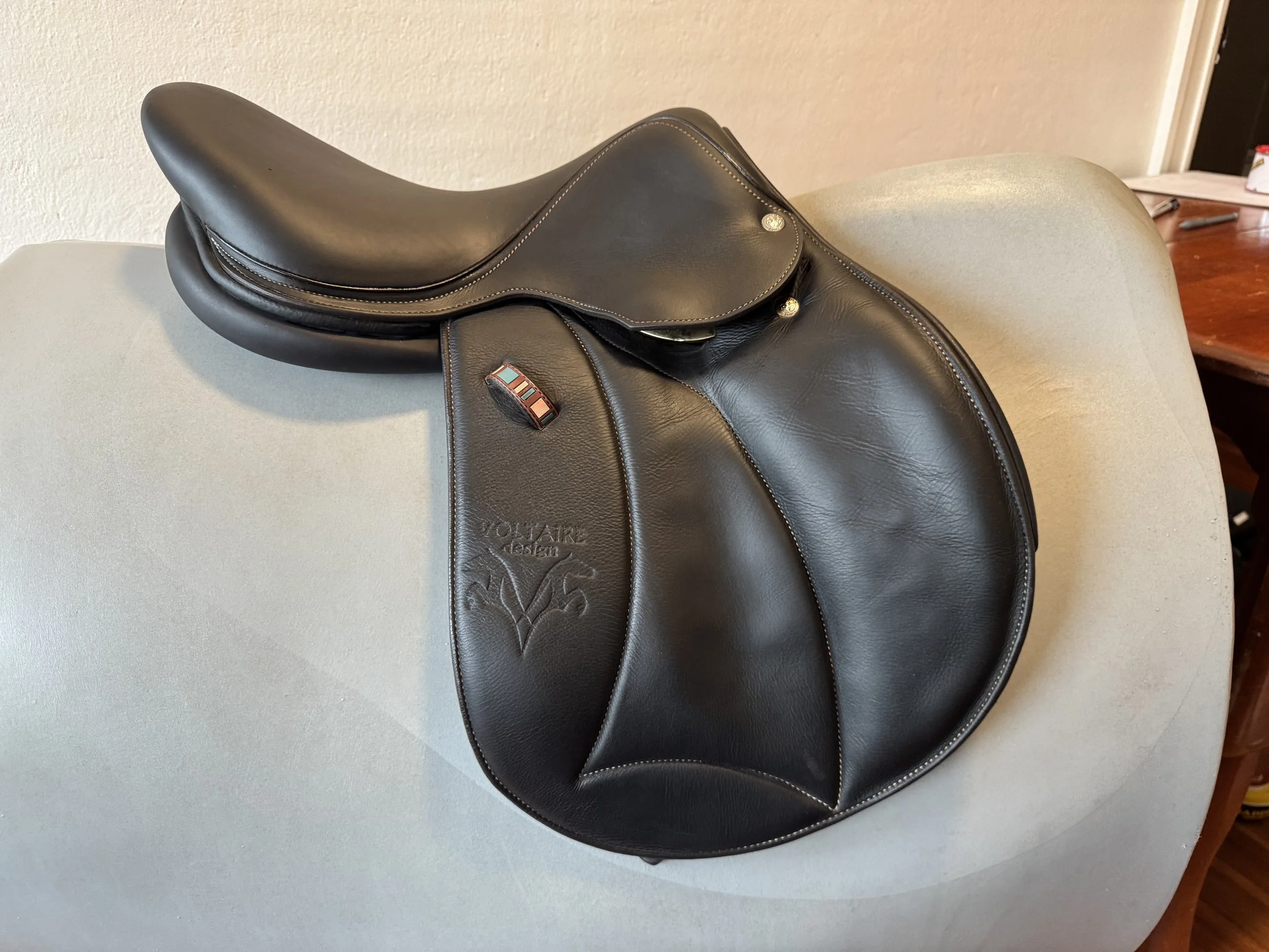 16" Voltaire Welli PRO Saddle - Child / Pony - 2021 - 1A - Full Buffalo - Right View 3