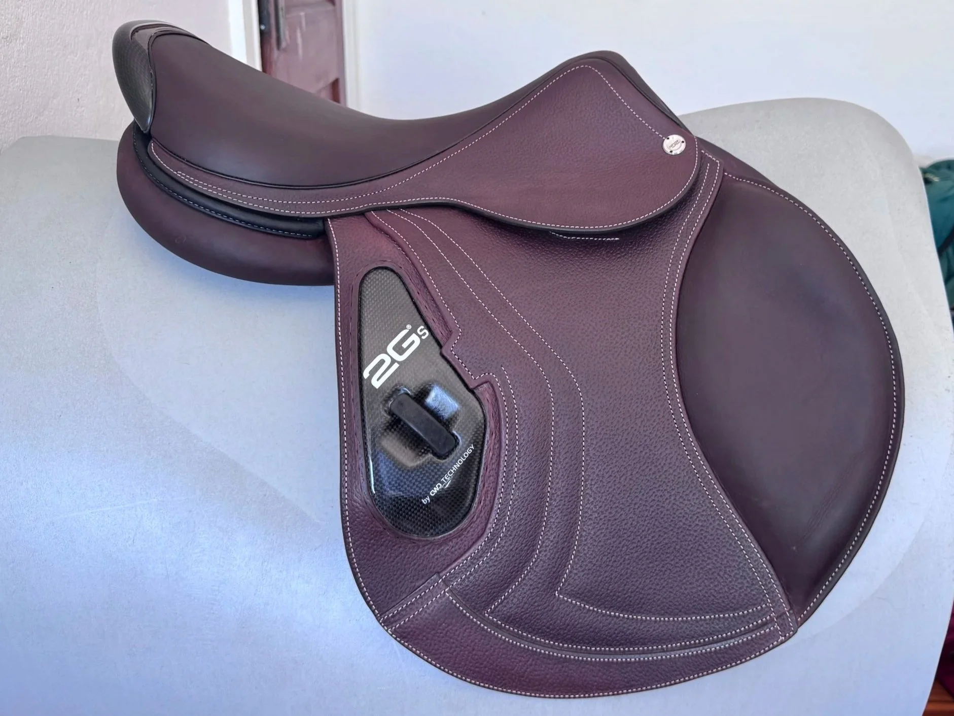 NEW 17.5" CWD SE40 2Gs Saddle - 2024 - 3C - Grained Buffalo - Never Ridden In! - Right View 3