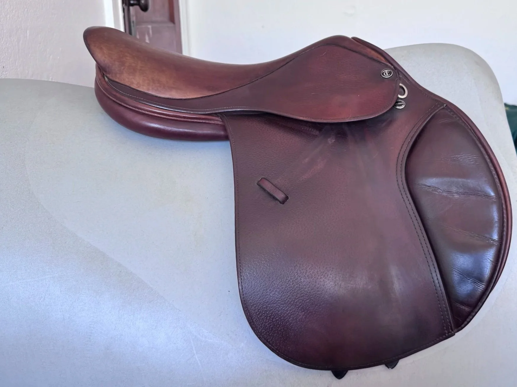 17.5" Tad Coffin A5G Performance Saddle - Grain / Calf - Right View 4