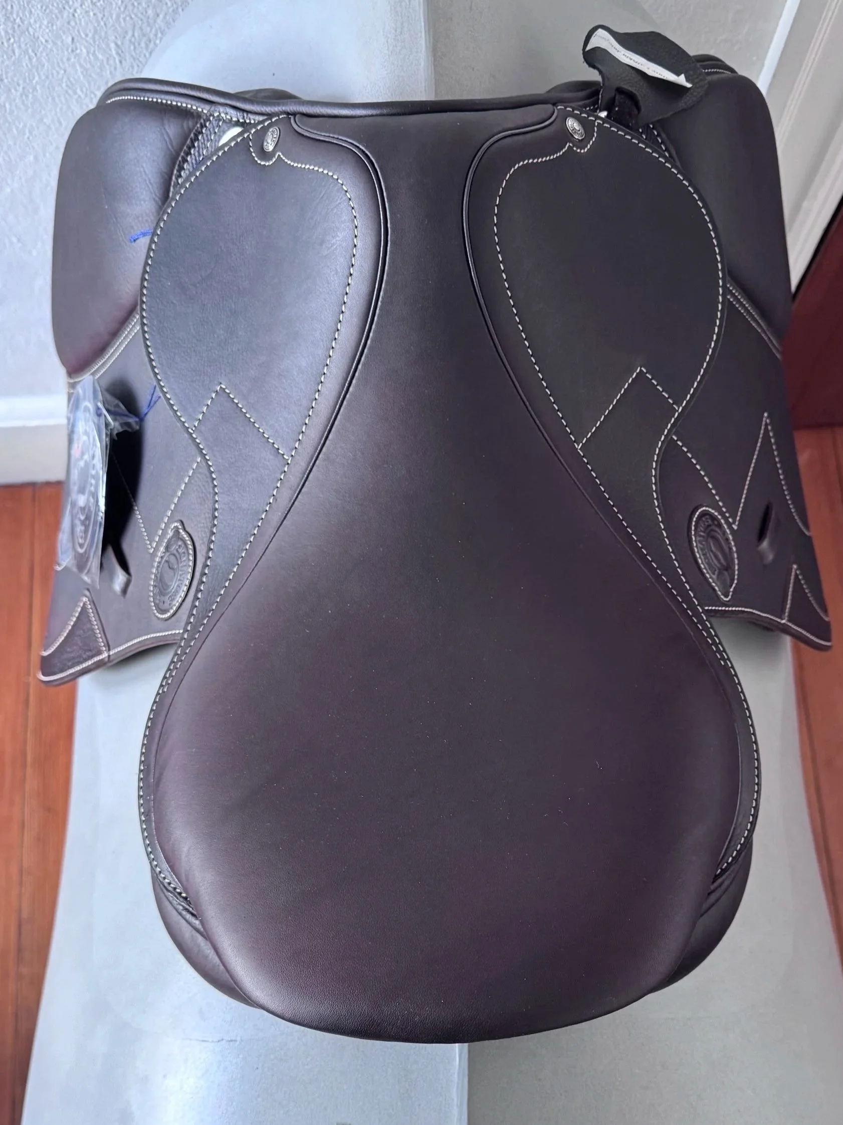 17.5" Antares Signature Saddle - 2025 - 3A - Full Calf - AN Tree - NEW - Seat 1