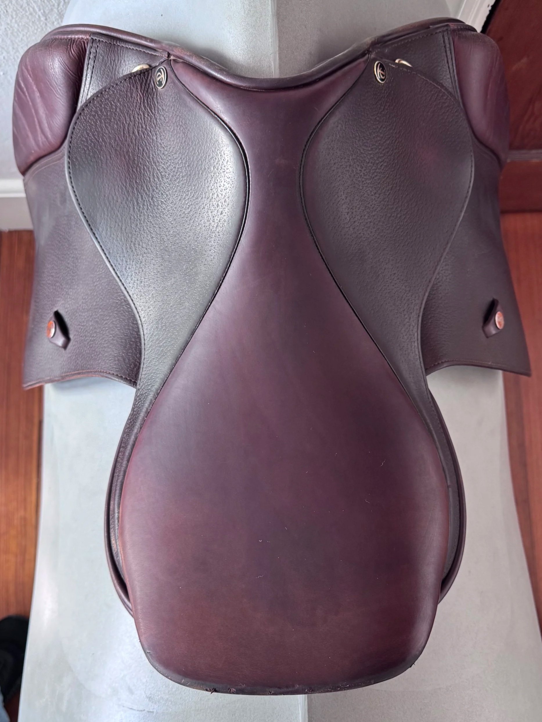 17.5" Tad Coffin A5G2 SmartRide / Smart Ride Performance Saddle - Grain / Calf - Seat 6