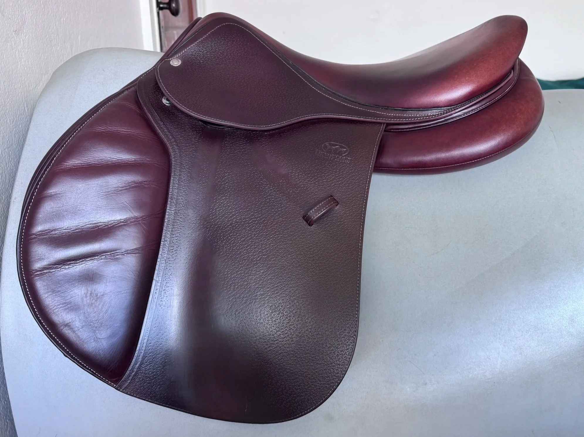 18.5" Devoucoux Biarritz O Saddle - 2020 - 3AR - Grain / Buffalo - Left View 1