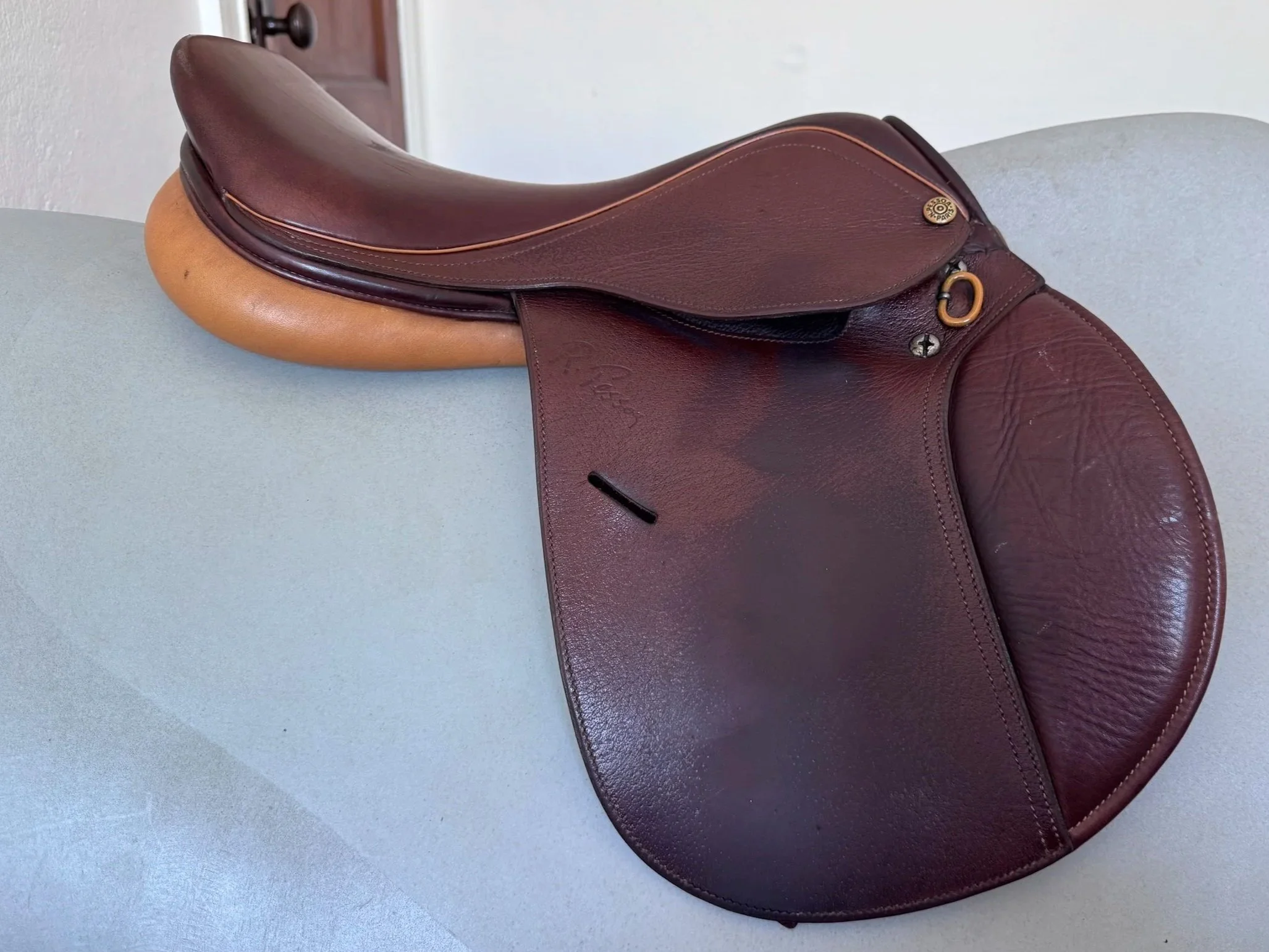 14" Pessoa Rodrigo Pony XCH Saddle - Exchangable Gullet - Right View 5