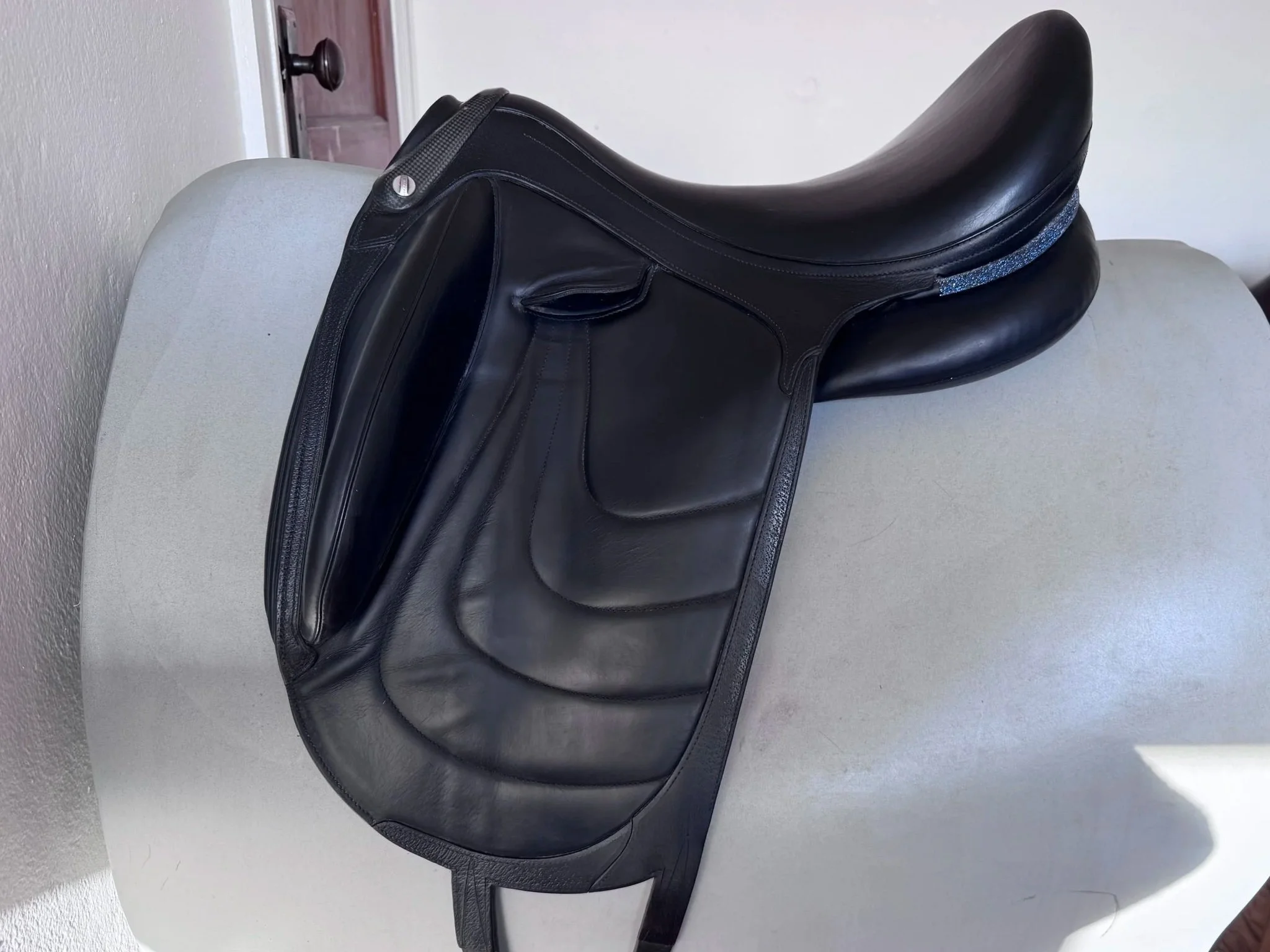 18" Devoucoux Makila Harmonie Dressage Saddle - 2018 - 2A - Left View 2