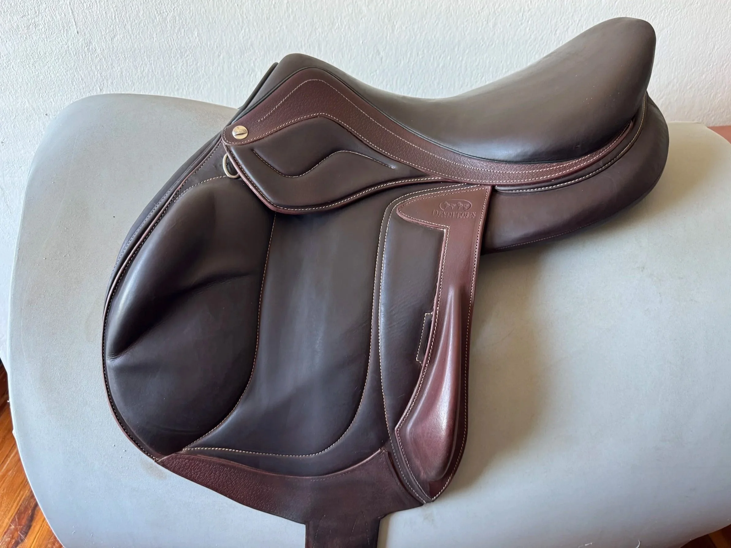 17.5" Devoucoux Chiberta Lab Saddle - 2020 - 3AR - Left View 2