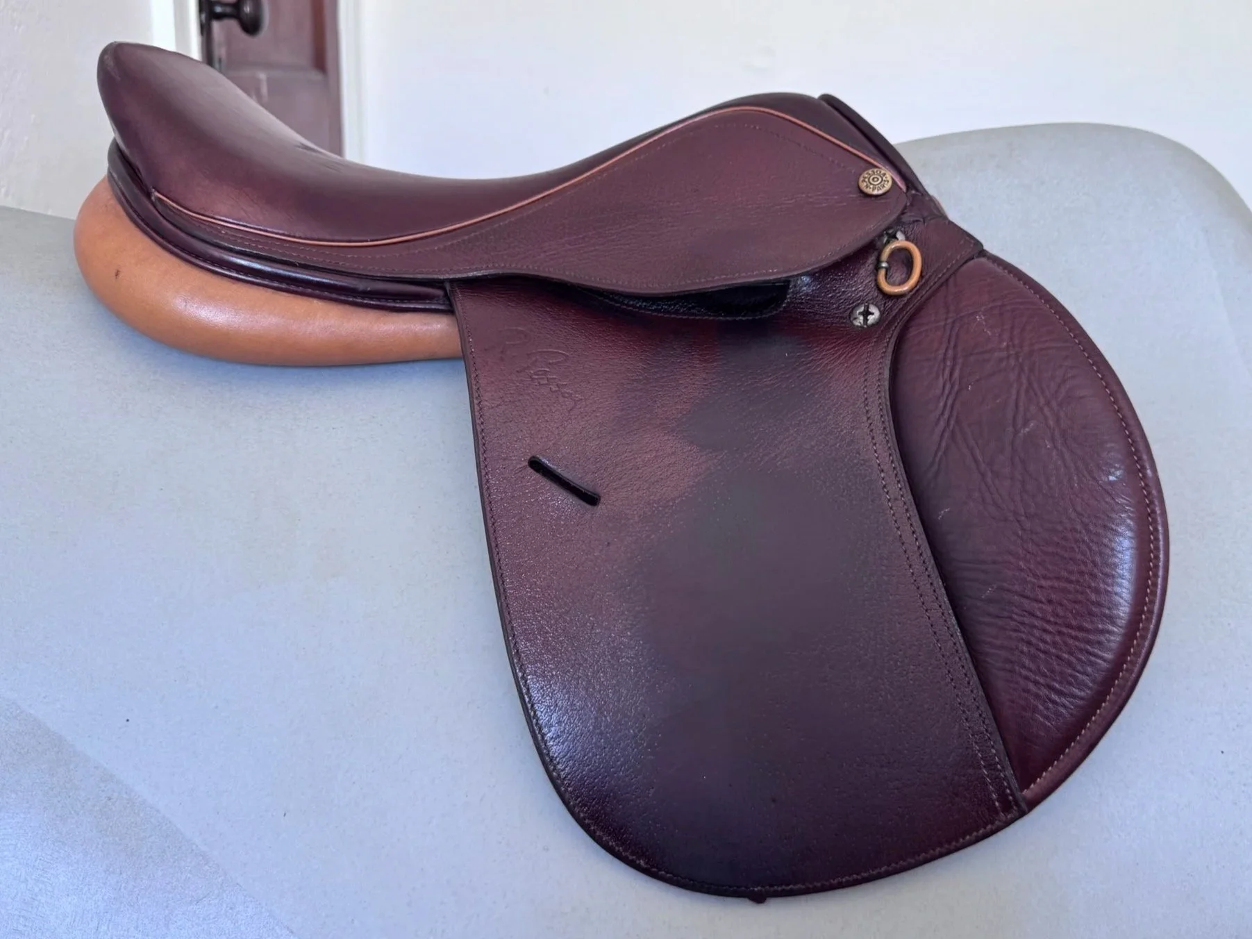 14" Pessoa Rodrigo Pony XCH Saddle - Exchangable Gullet - Right View 2