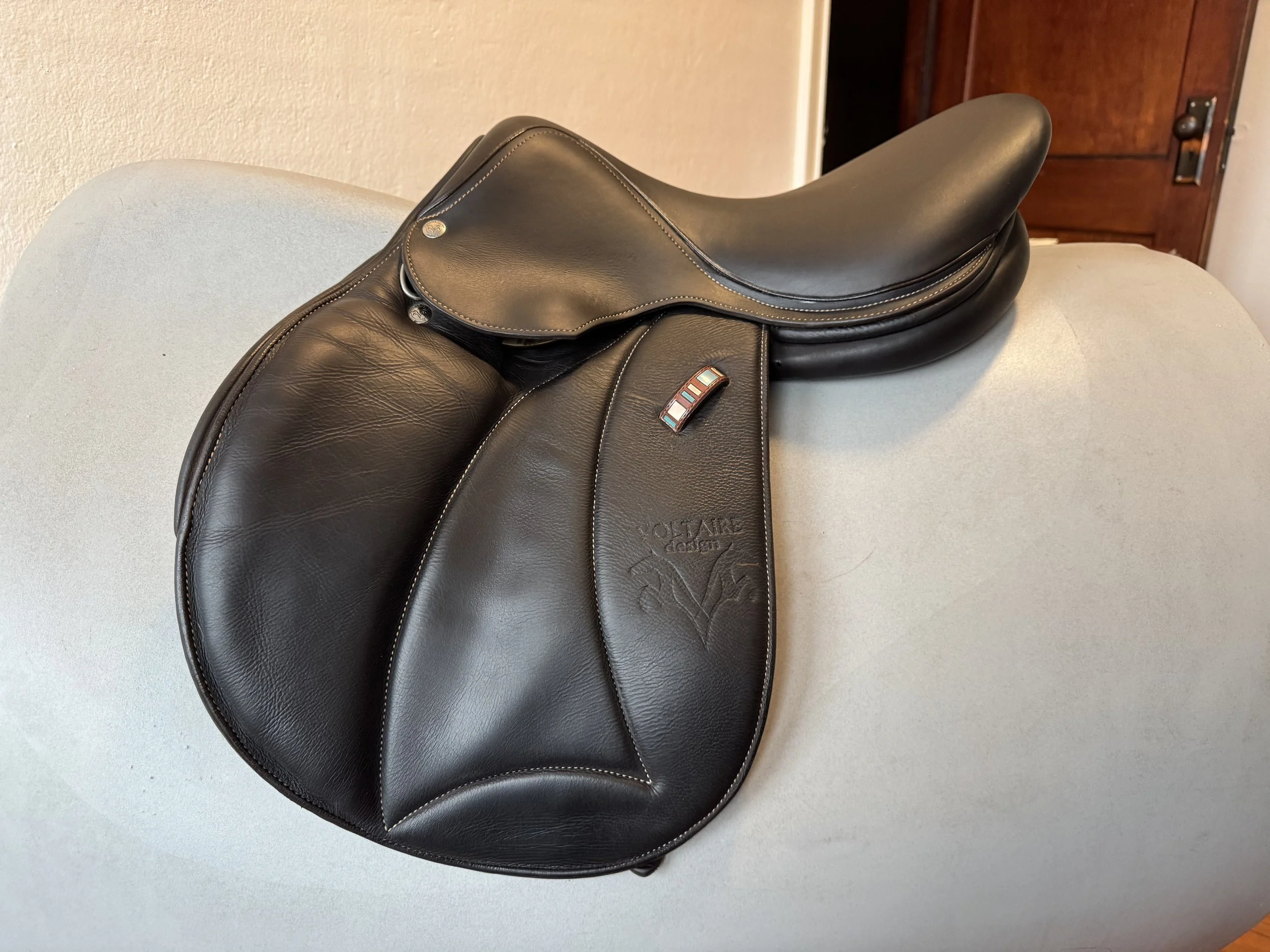 16" Voltaire Welli PRO Saddle - Child / Pony - 2021 - 1A - Full Buffalo - Left View 5