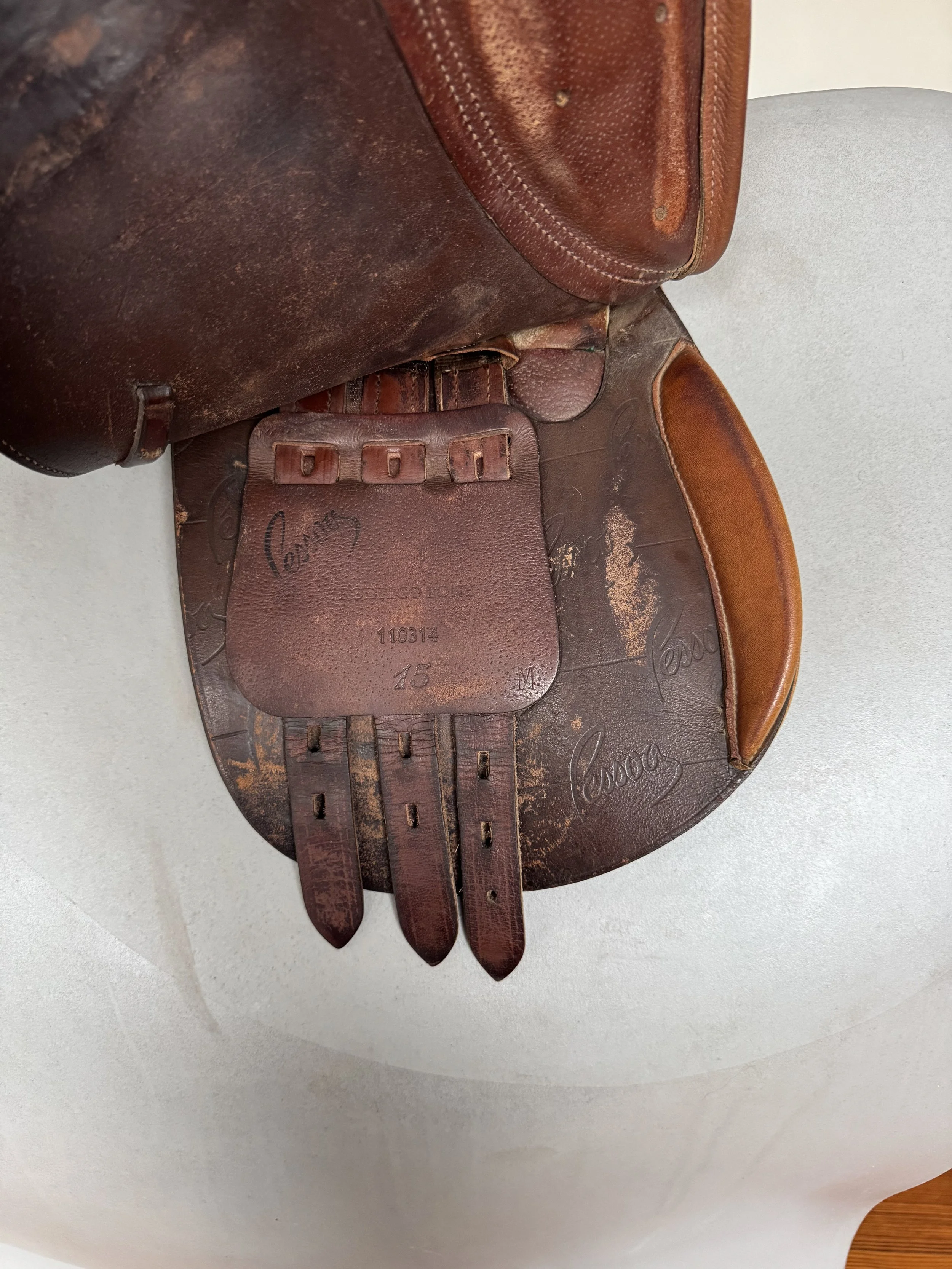 15" Pessoa Rodrigo Pony Saddle - Right Underflap