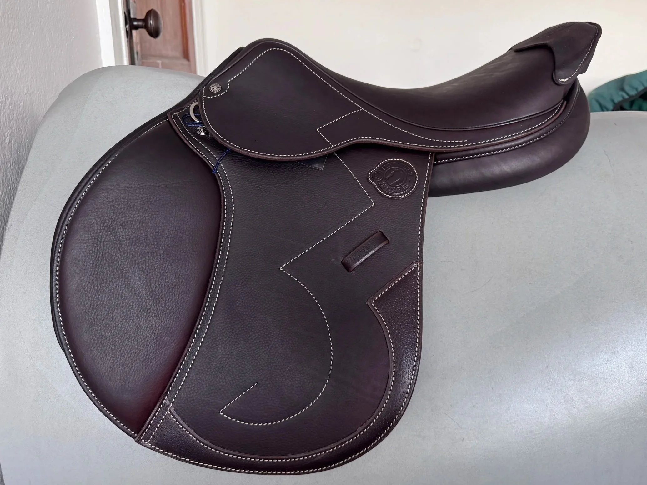 17.5" Antares Signature Saddle - 2025 - 3A - Full Calf - AN Tree - NEW - Left View 2