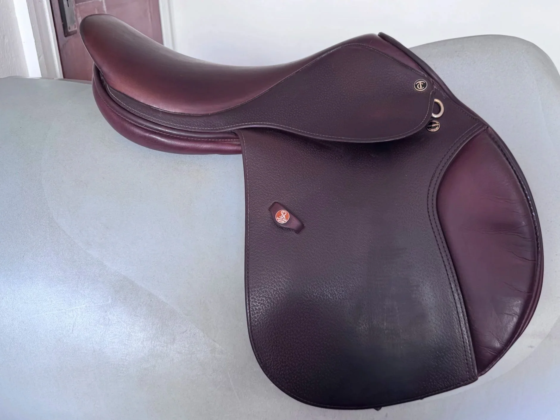 17.5" Tad Coffin A5G2 SmartRide / Smart Ride Performance Saddle - Grain / Calf - Right View 3