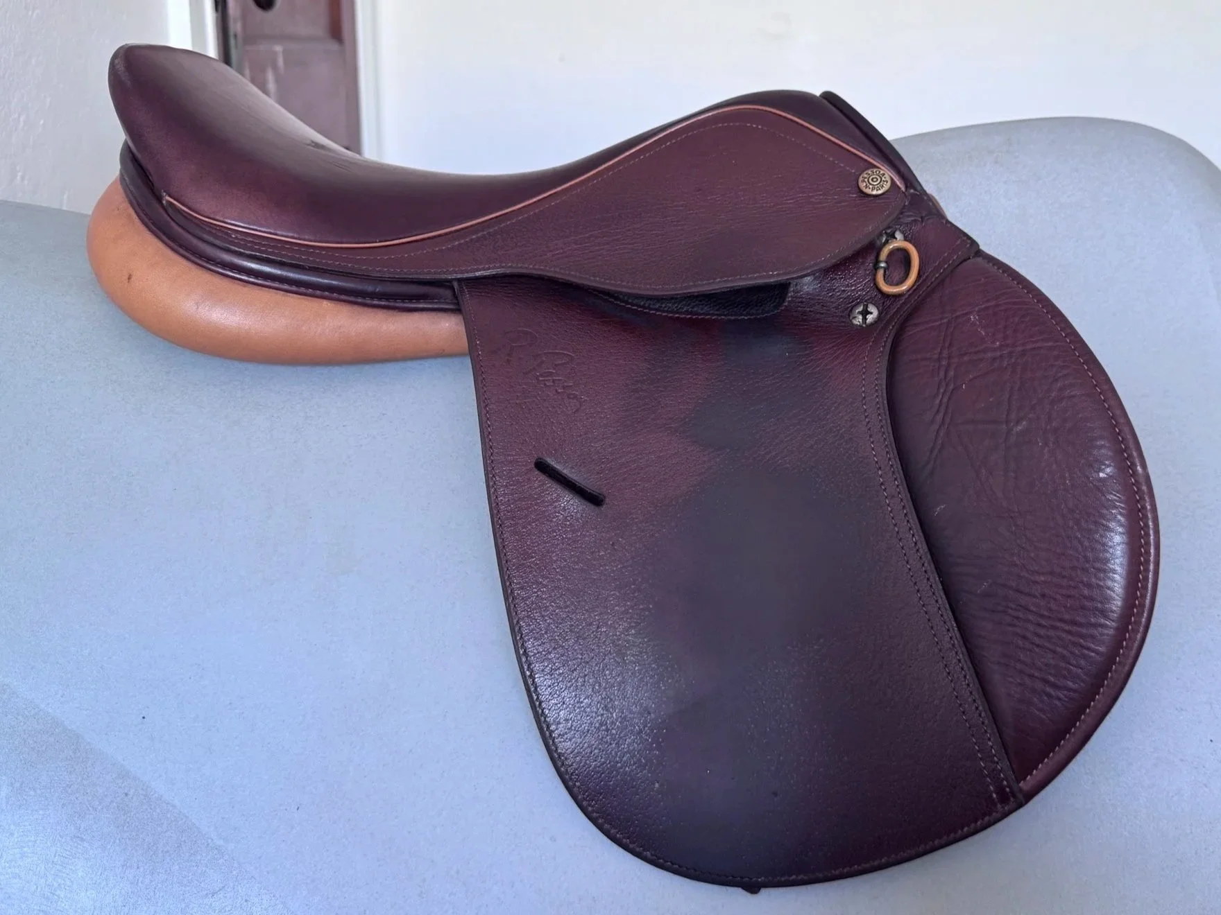 14" Pessoa Rodrigo Pony XCH Saddle - Exchangable Gullet - Right View 4