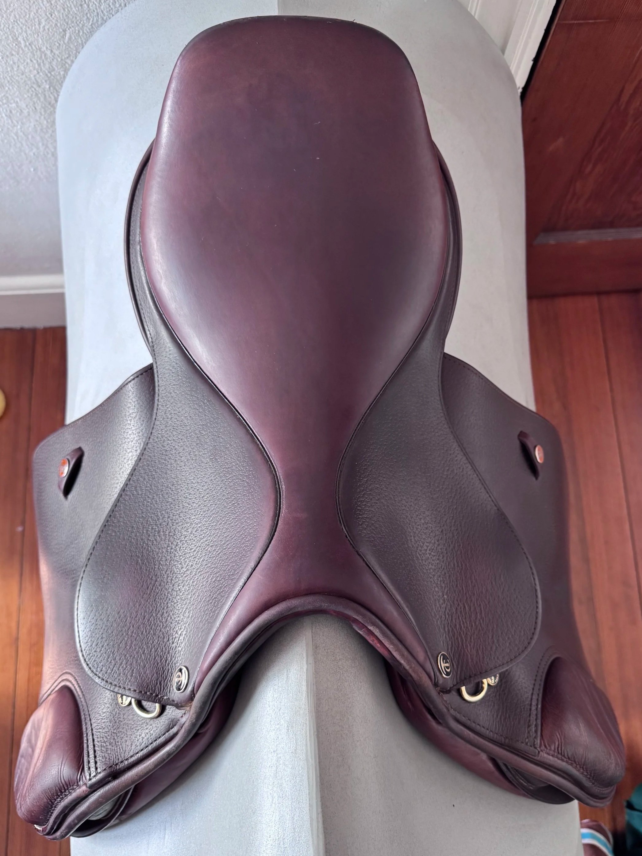 17.5" Tad Coffin A5G2 SmartRide / Smart Ride Performance Saddle - Grain / Calf - Seat 2