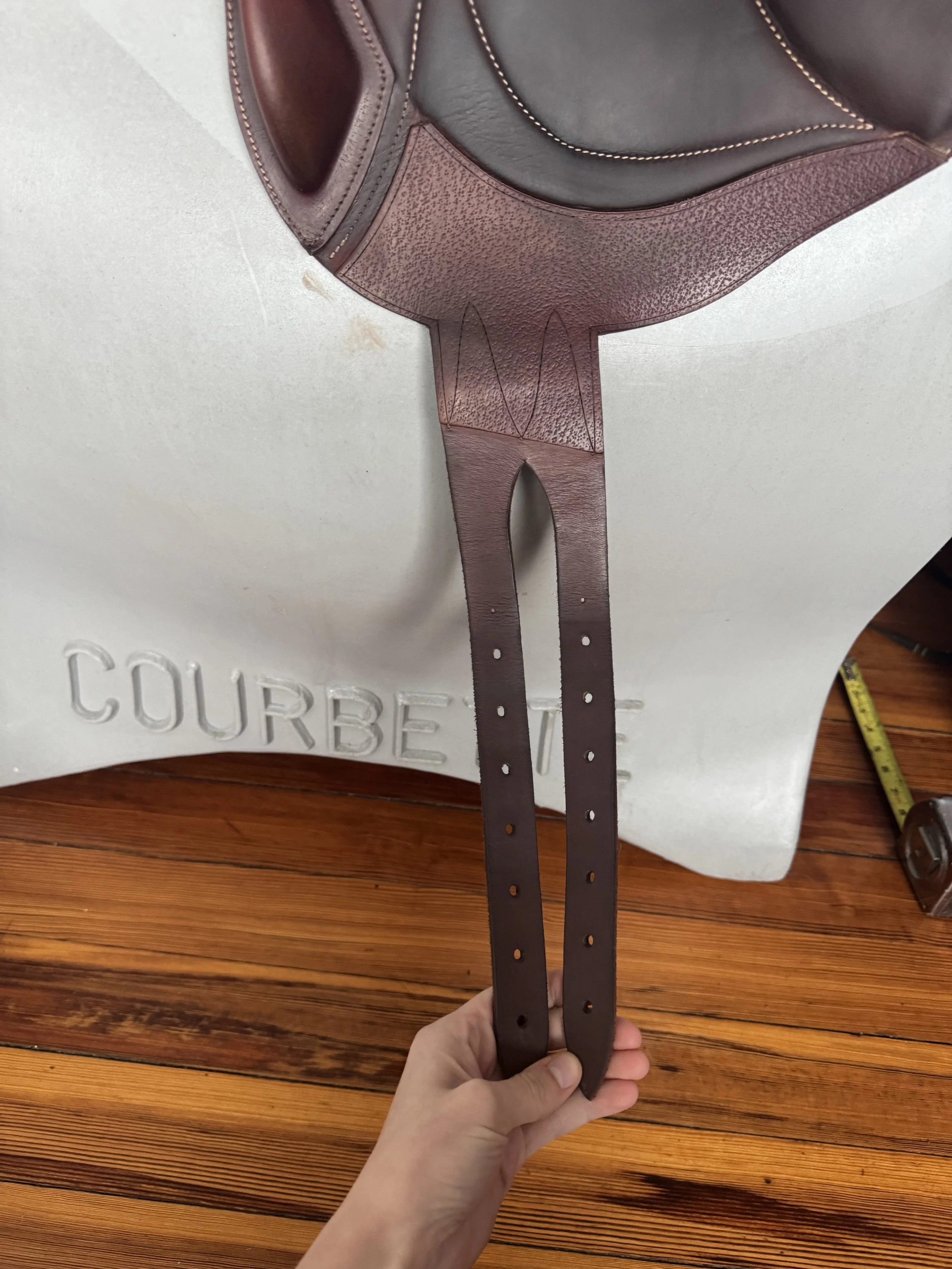18" Devoucoux Chiberta Lab Monoflap Saddle - 2024 - 3AR - Full Buffalo - MINT - Right Billets 1