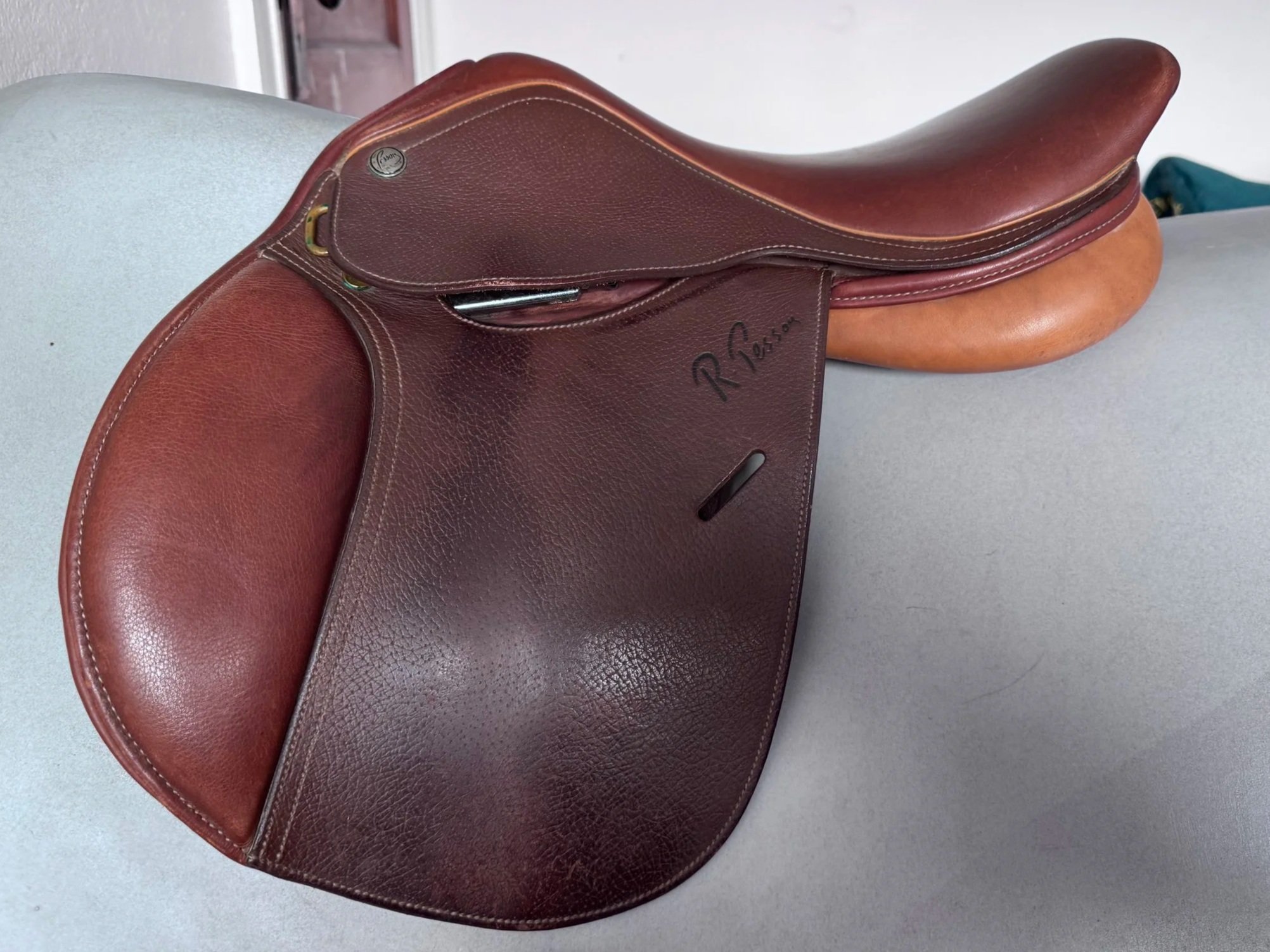 14" Pessoa Rodrigo Pony Saddle - Child / Pony - Excellent - Left View 2